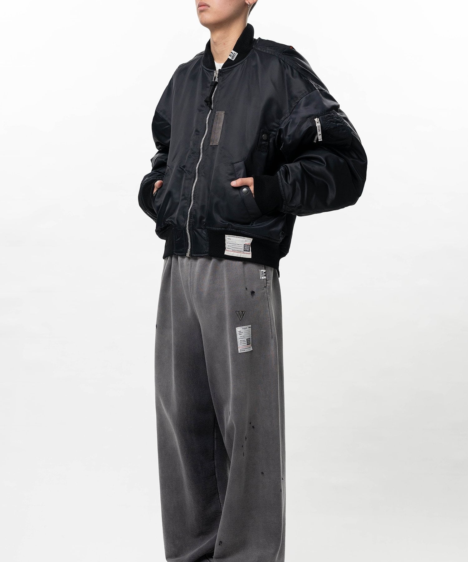 BACK VEST BOMBER JACKET Maison MIHARA YASUHIRO