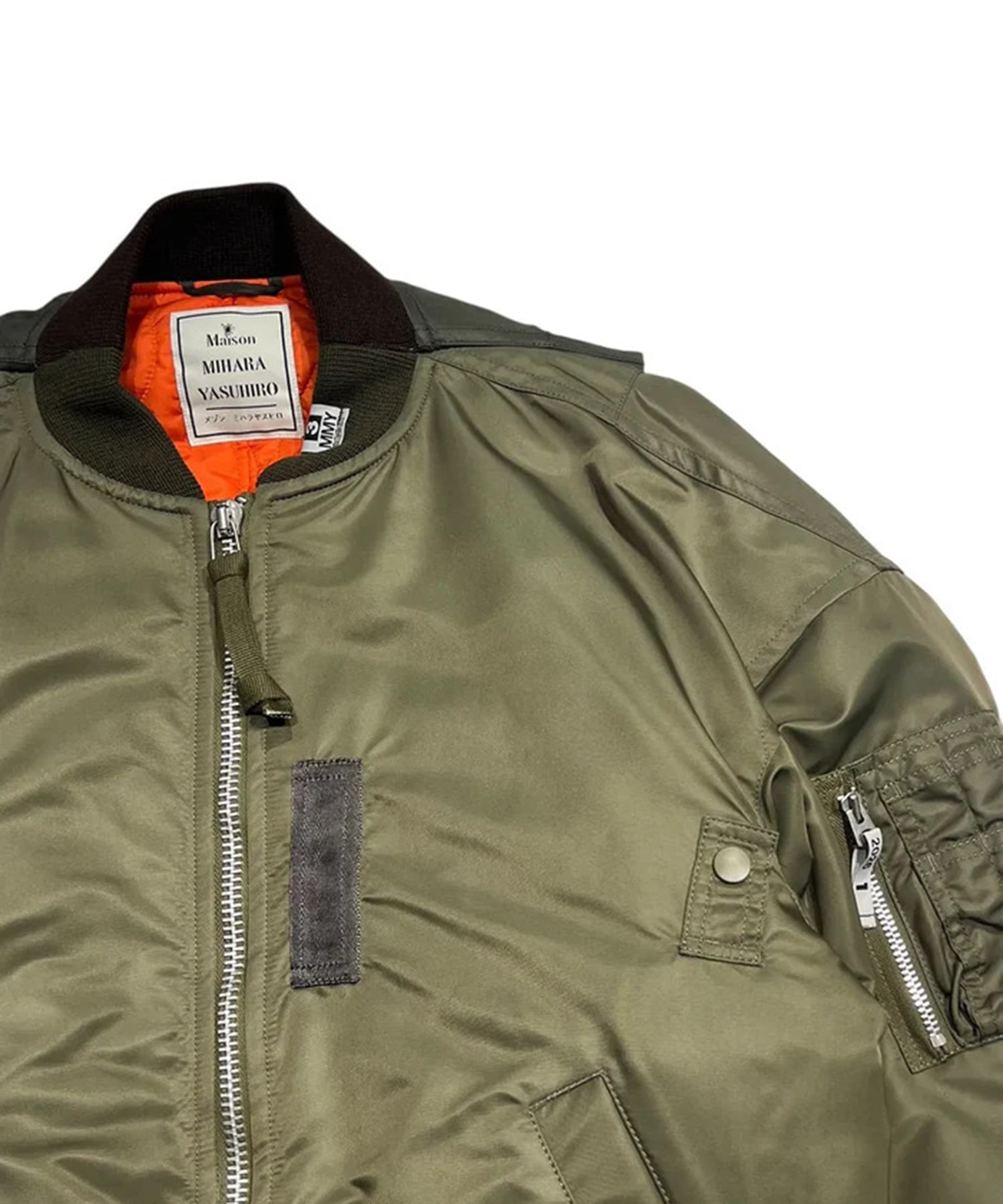 BACK VEST BOMBER JACKET Maison MIHARA YASUHIRO