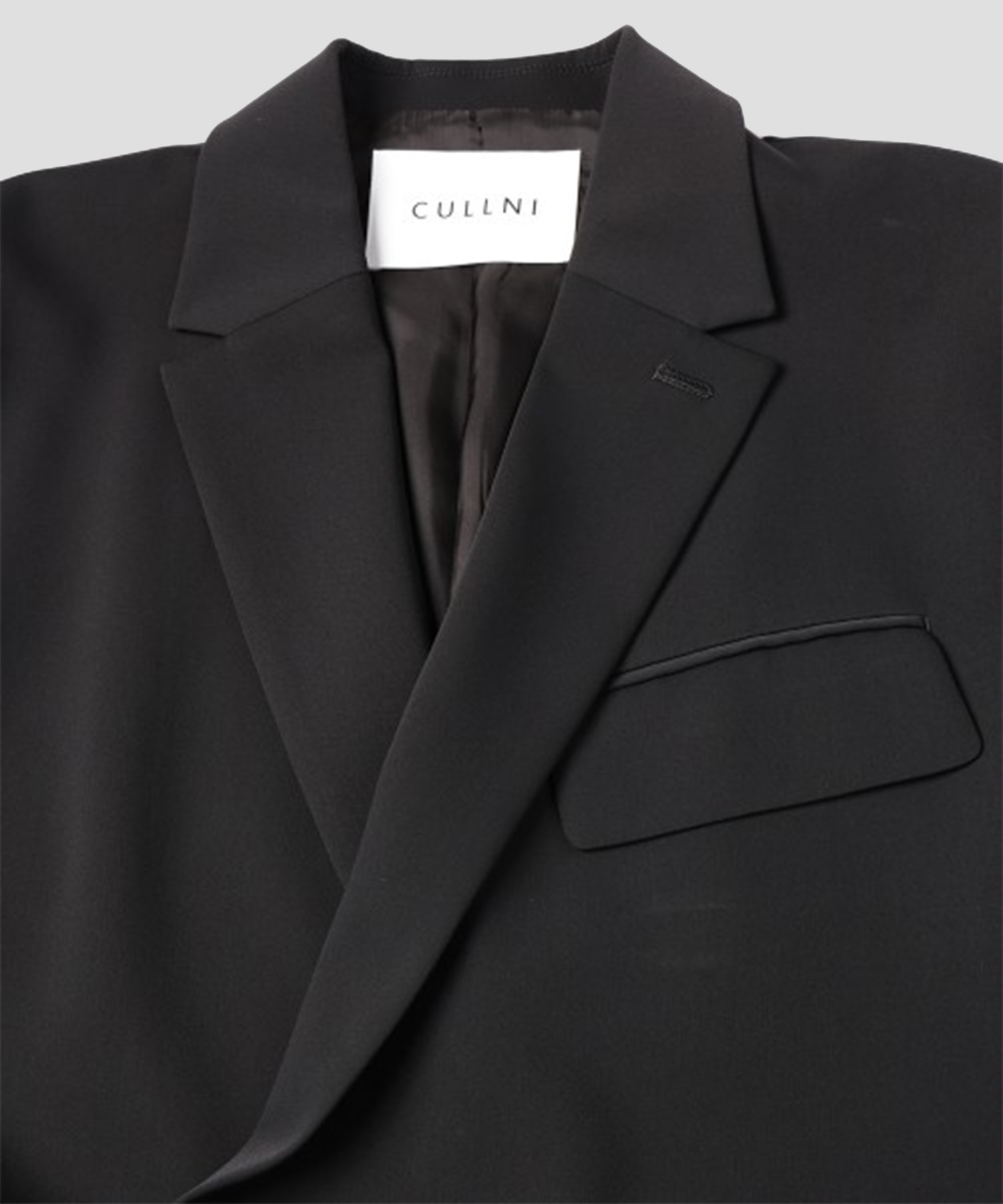 Double Satin Tailored Tie Locken Jacket CULLNI