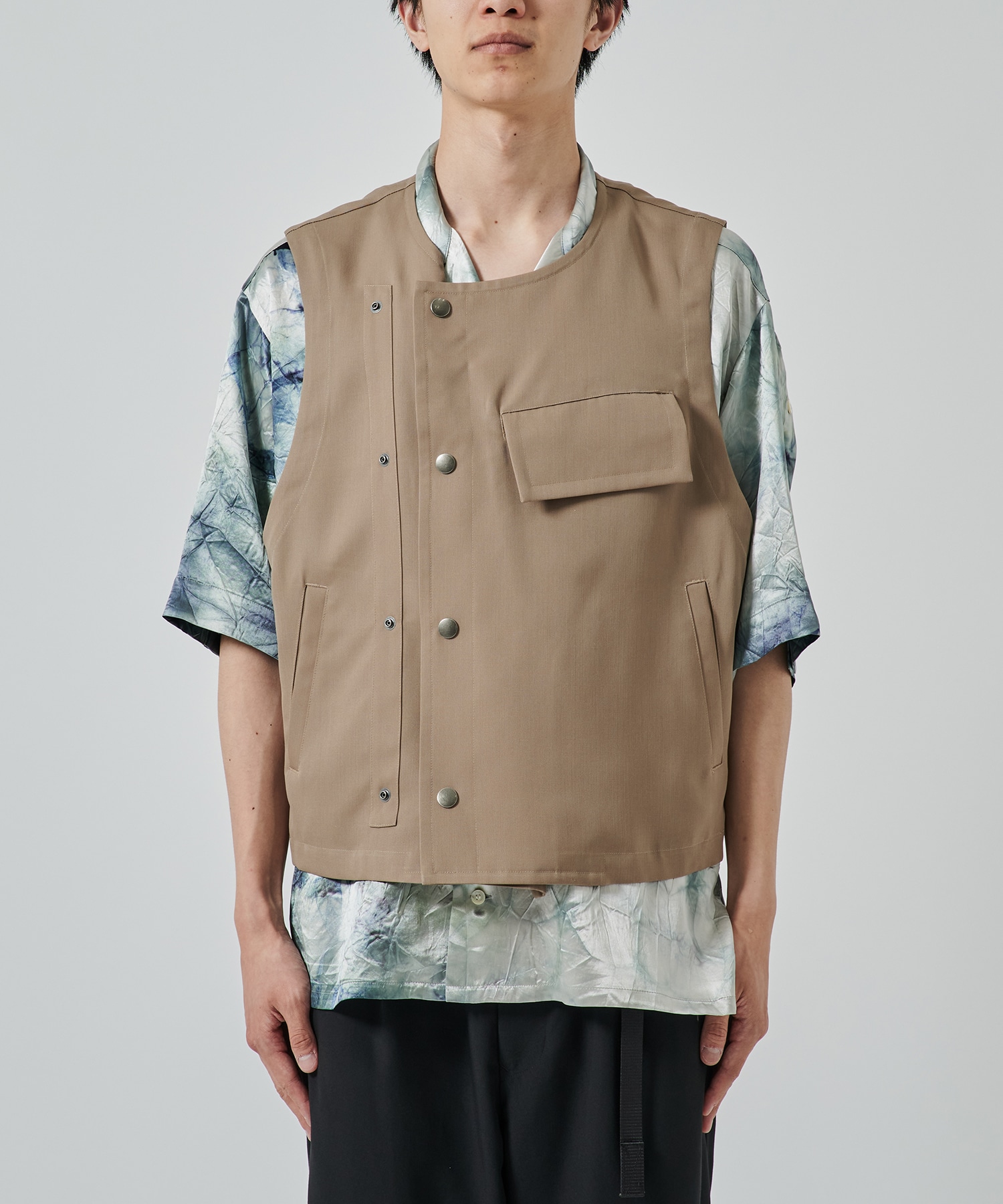 Double Front Vest UJOH HOMME