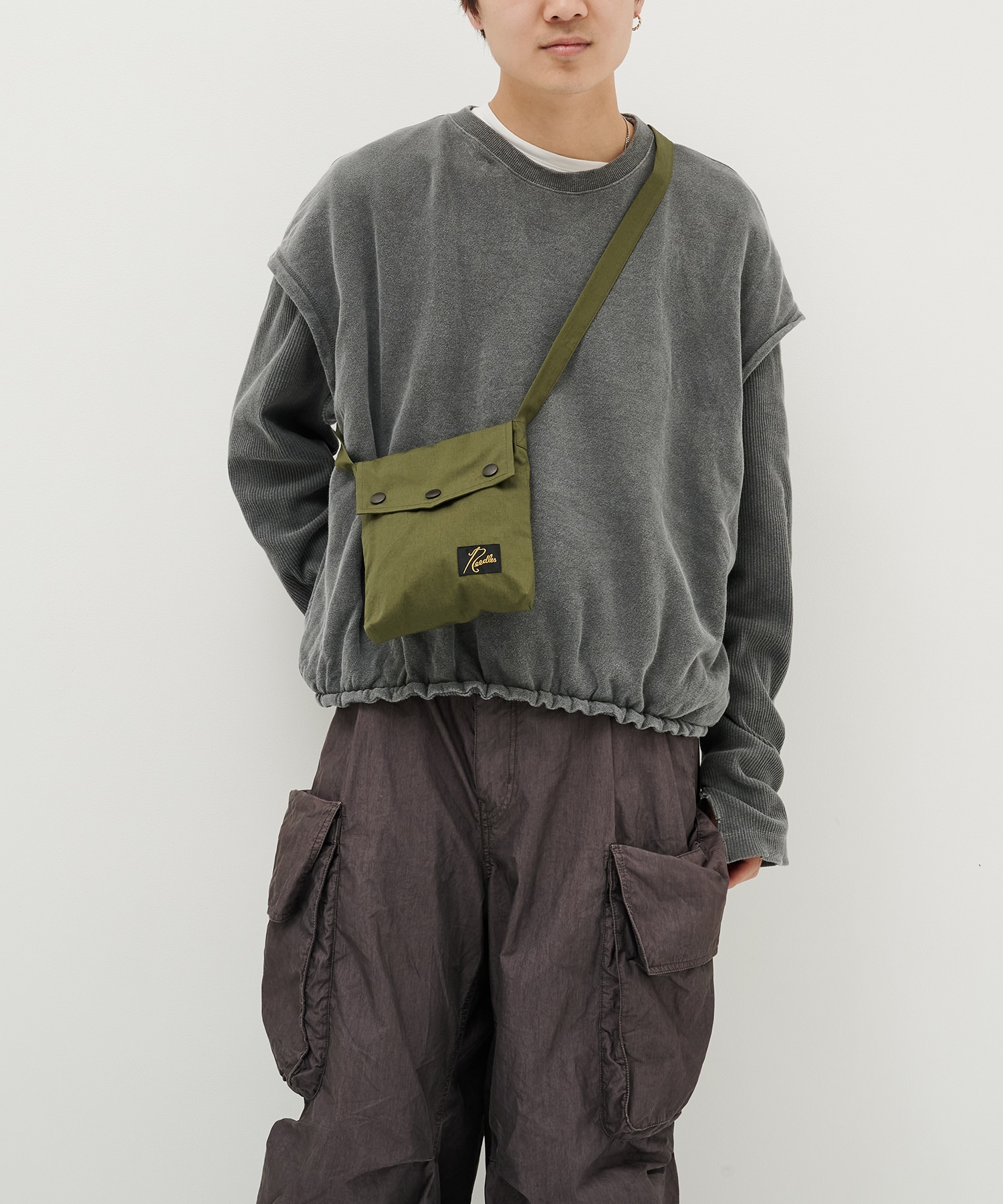 Flapped Bag - C/N Oxford NEEDLES