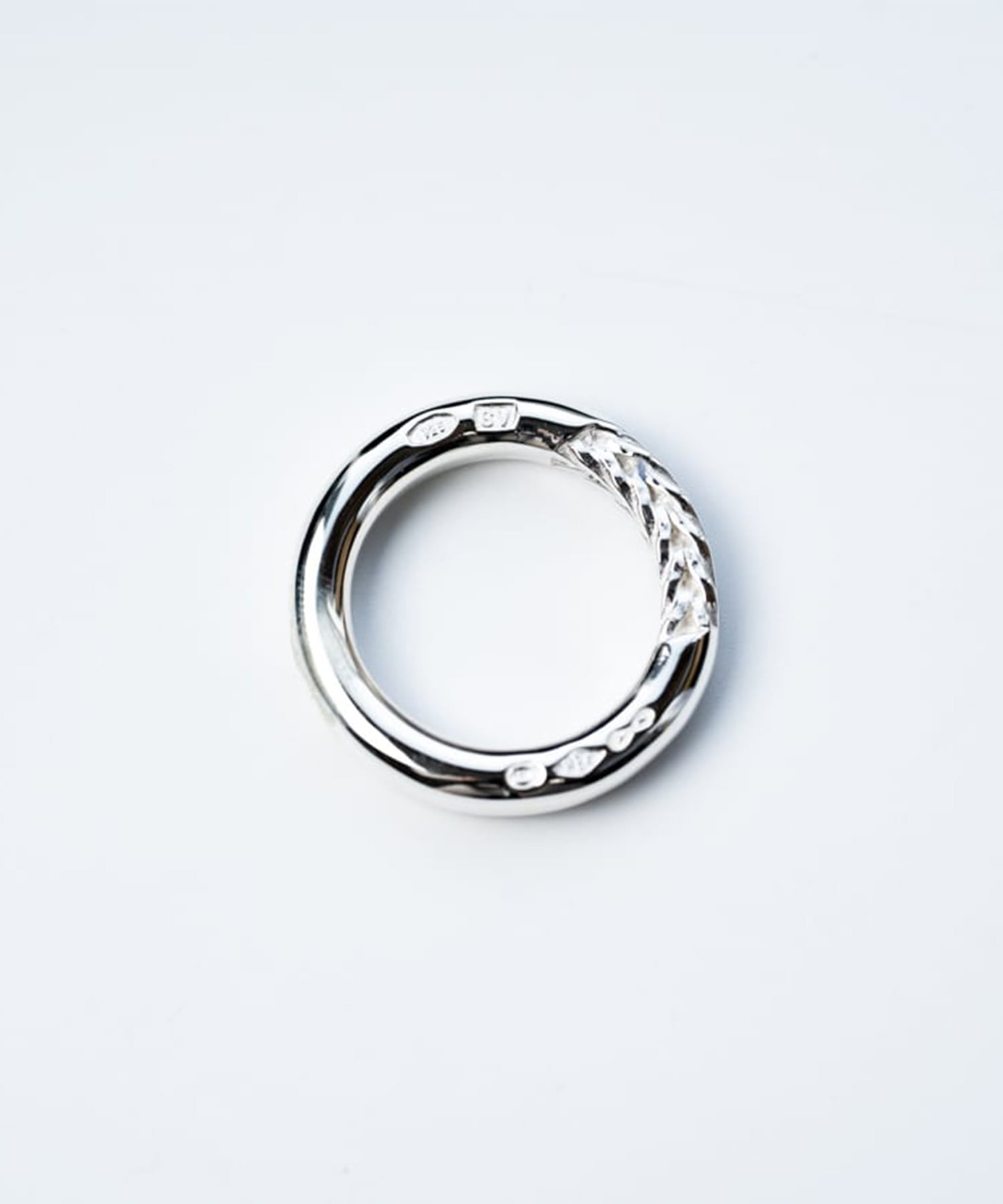 R-084 Braided silver ring WAKAN SILVER SMITH