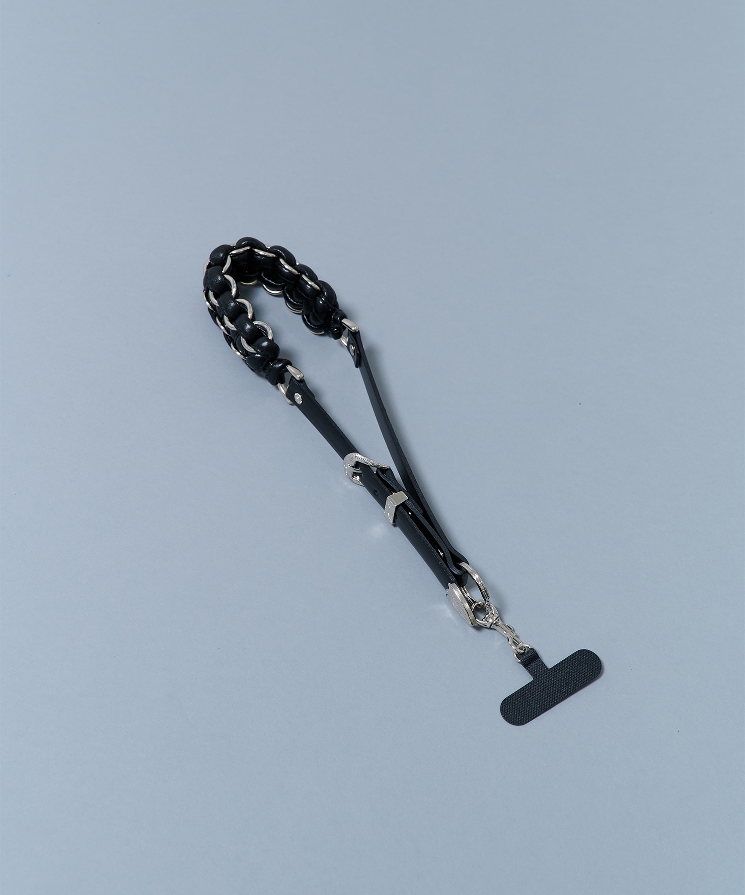 Leather braid phone handle strap TOGA VIRILIS