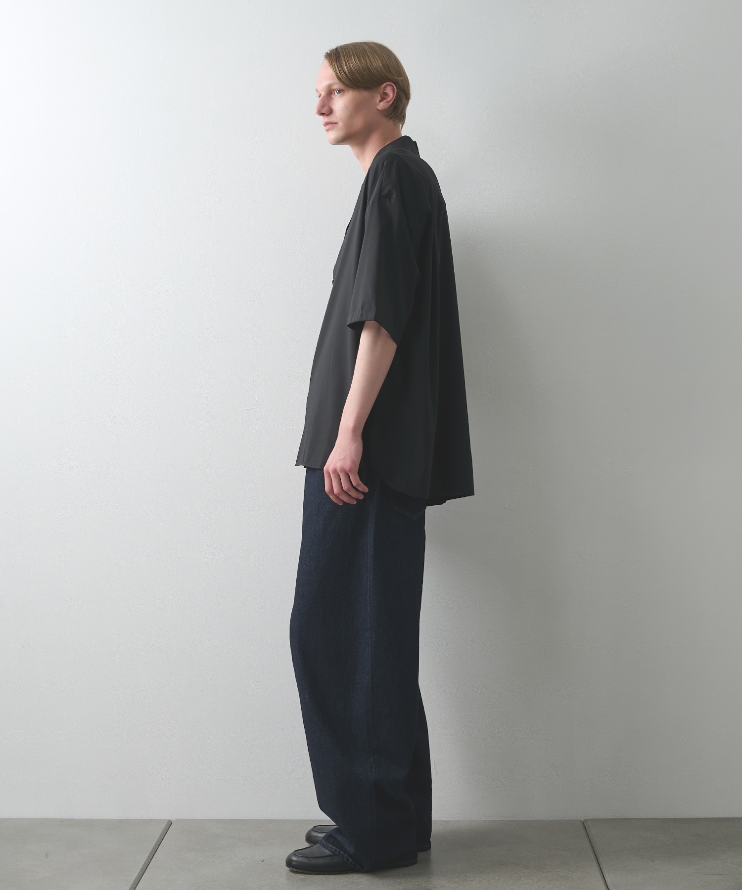 【涼しいウール】COOL WOOL S/S SHIRTS STUDIOUS