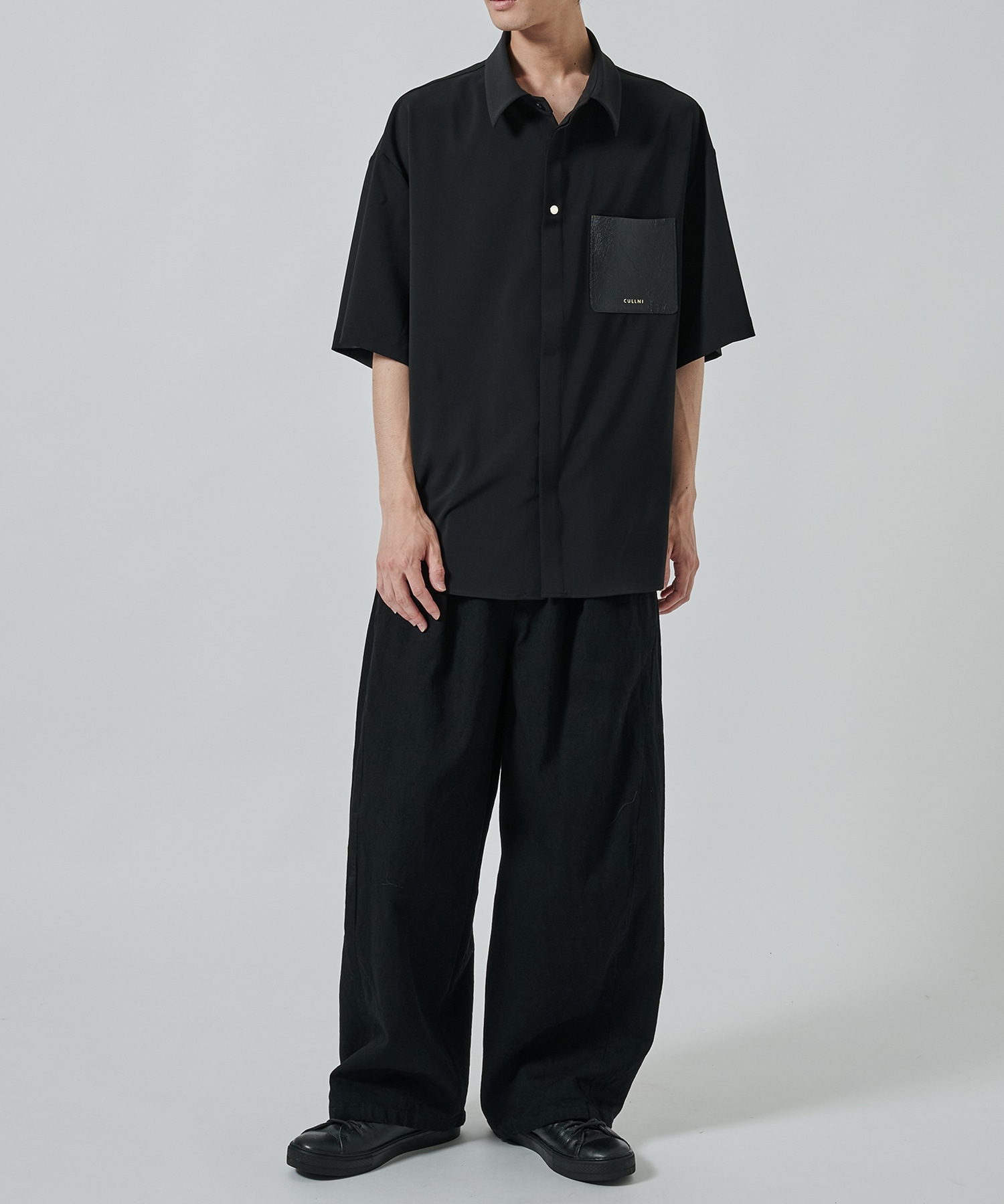 〈別注〉Sugoku Suzushii Leather Pocket S/S Shirts CULLNI