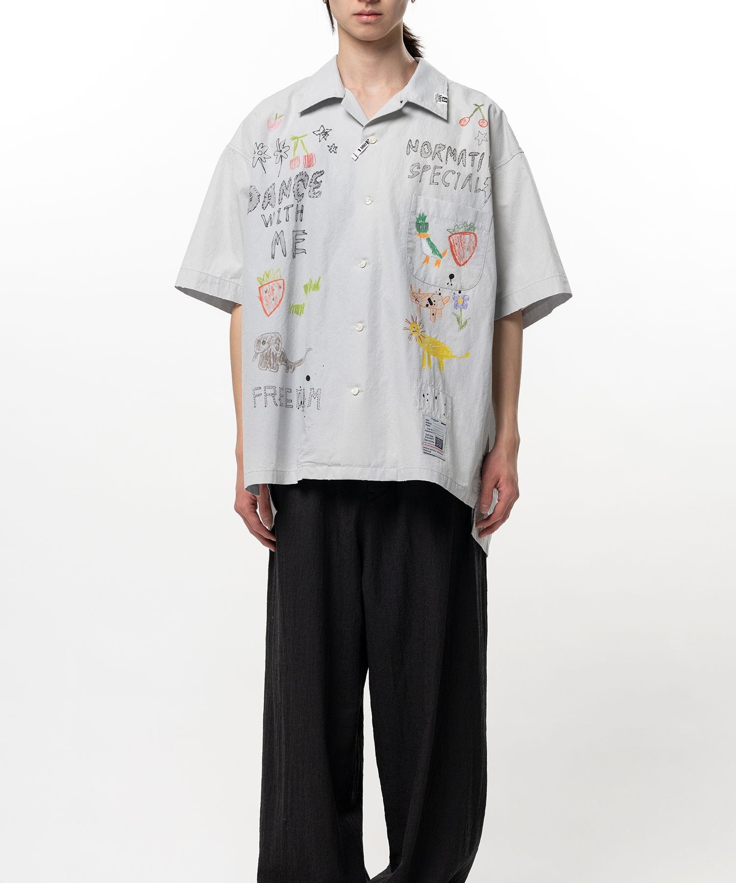 HAND DRAWING H/S SHIRTS Maison MIHARA YASUHIRO