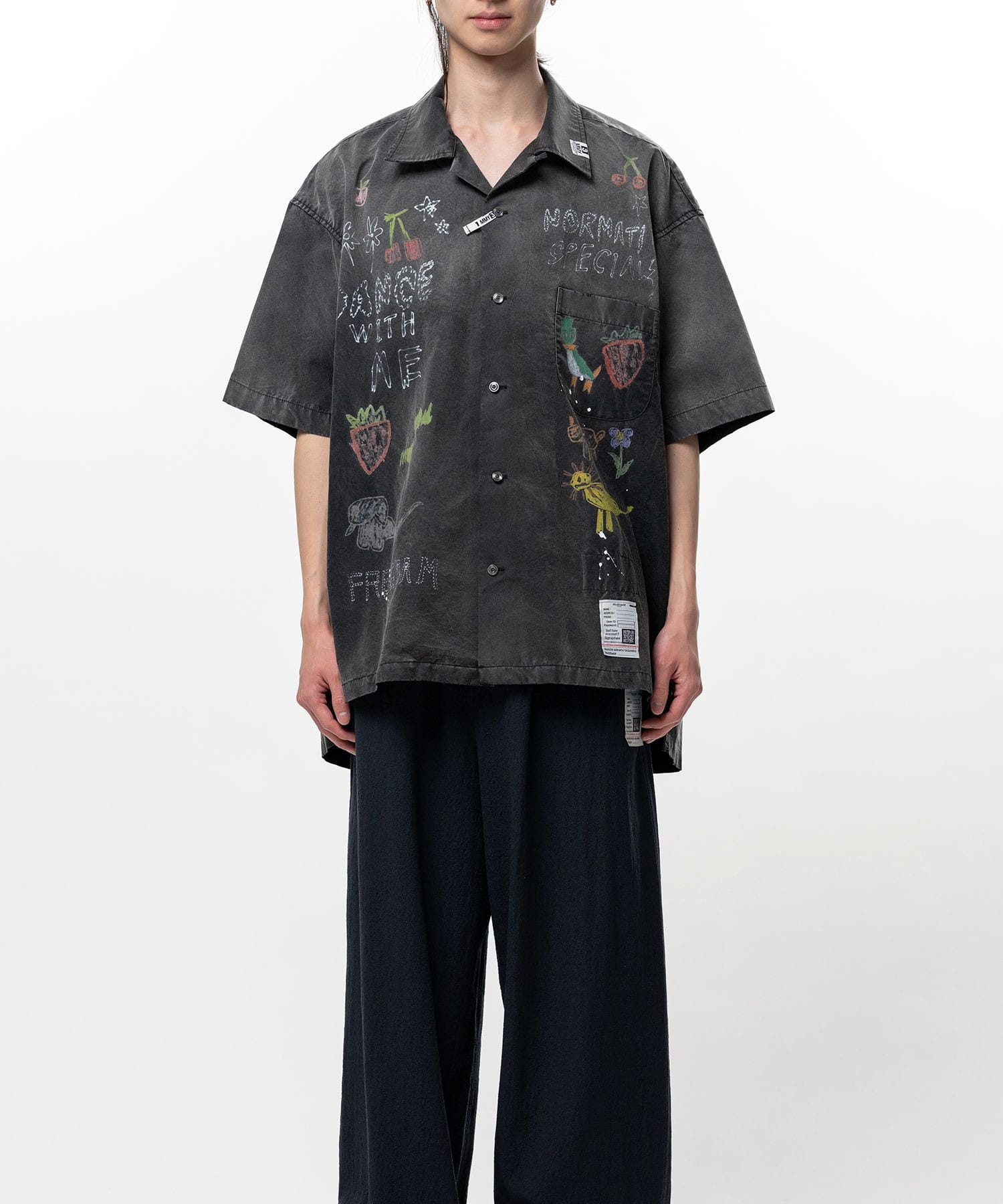 HAND DRAWING H/S SHIRTS Maison MIHARA YASUHIRO