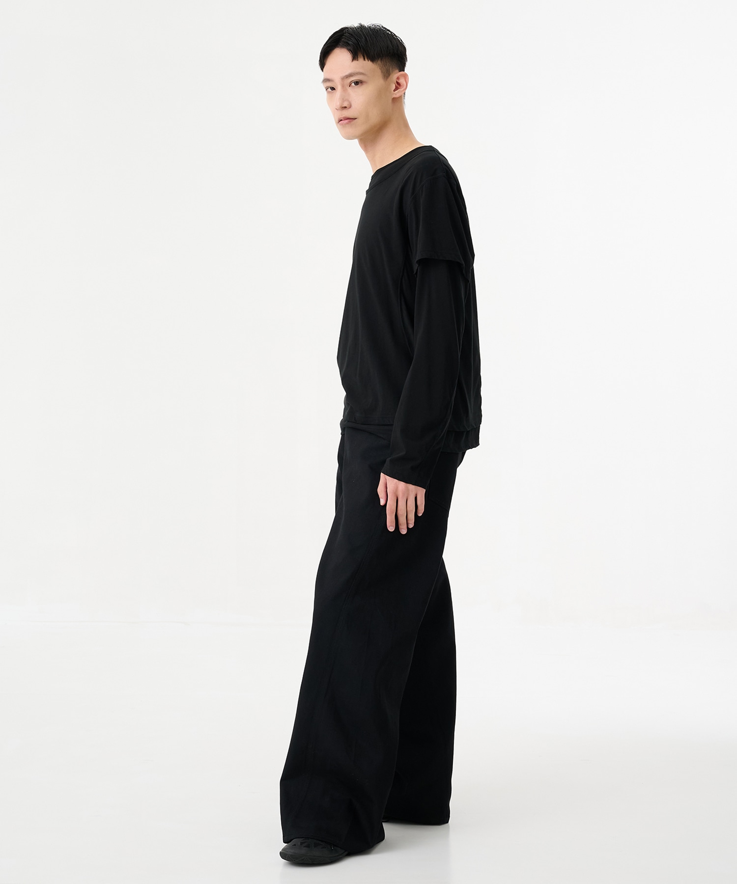 〈別注〉 DOUBLE LAYERD LONG SLEEVE TSHIRT NVRFRGT