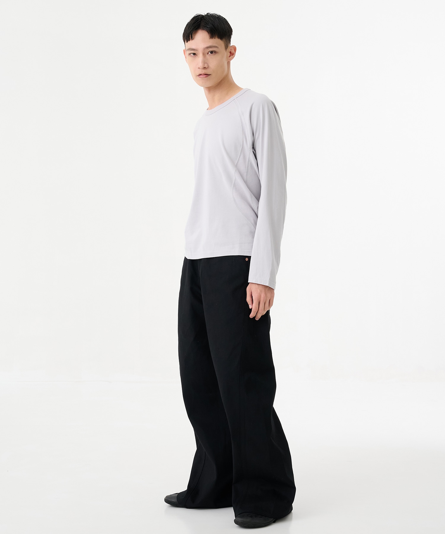〈別注〉 PANELED LONG SLEEVE T-SHIRT NVRFRGT