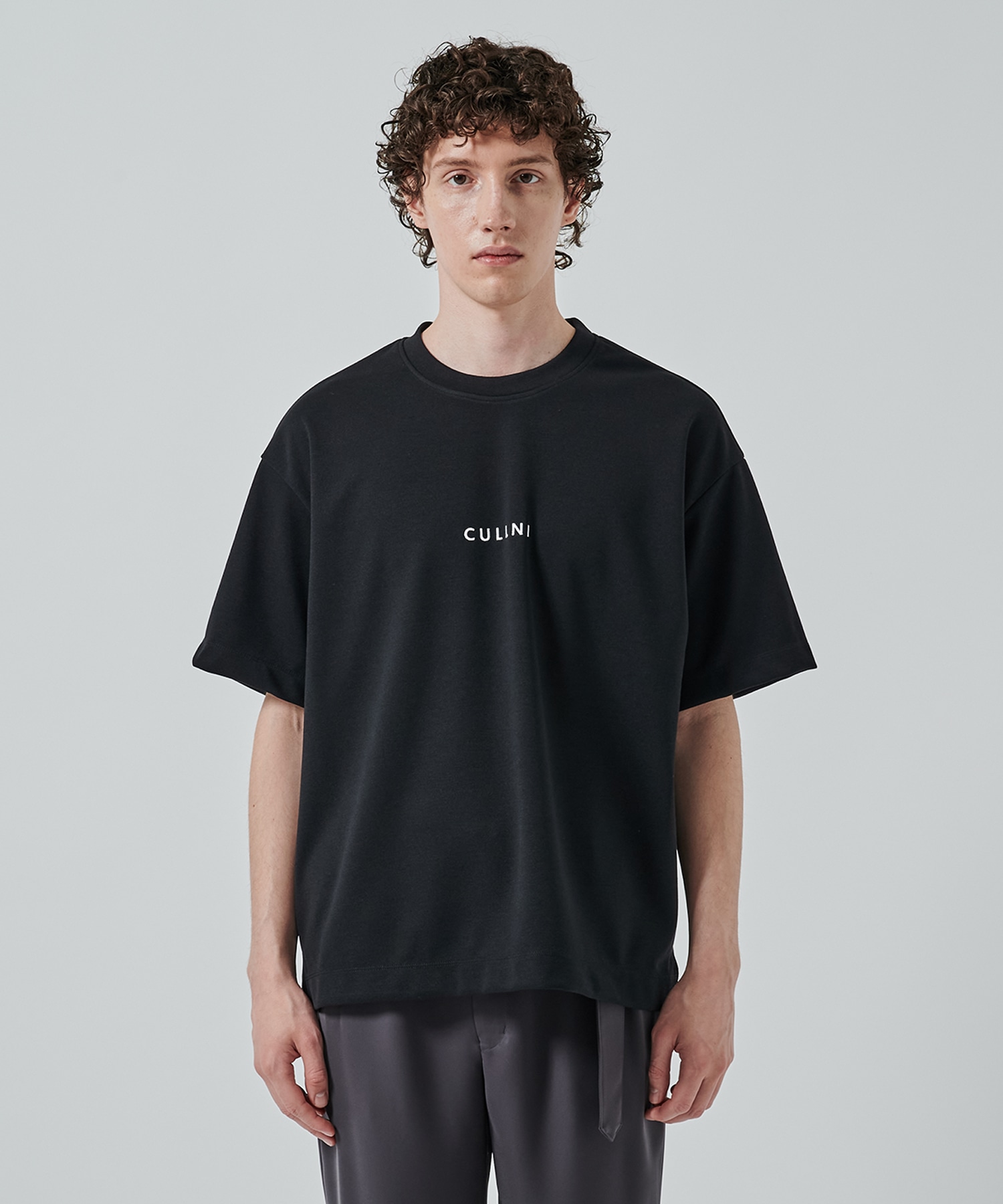 CULLNI Logo Embroidery Ponte Rome Pullover CULLNI