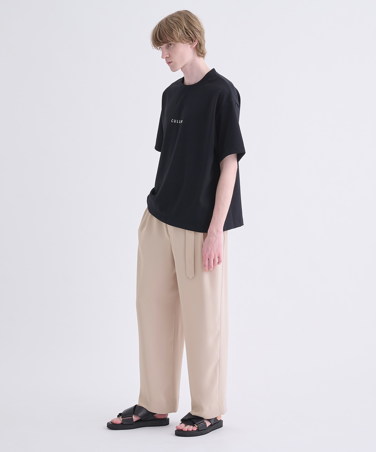 CULLNI Logo Embroidery Ponte Rome Pullover CULLNI