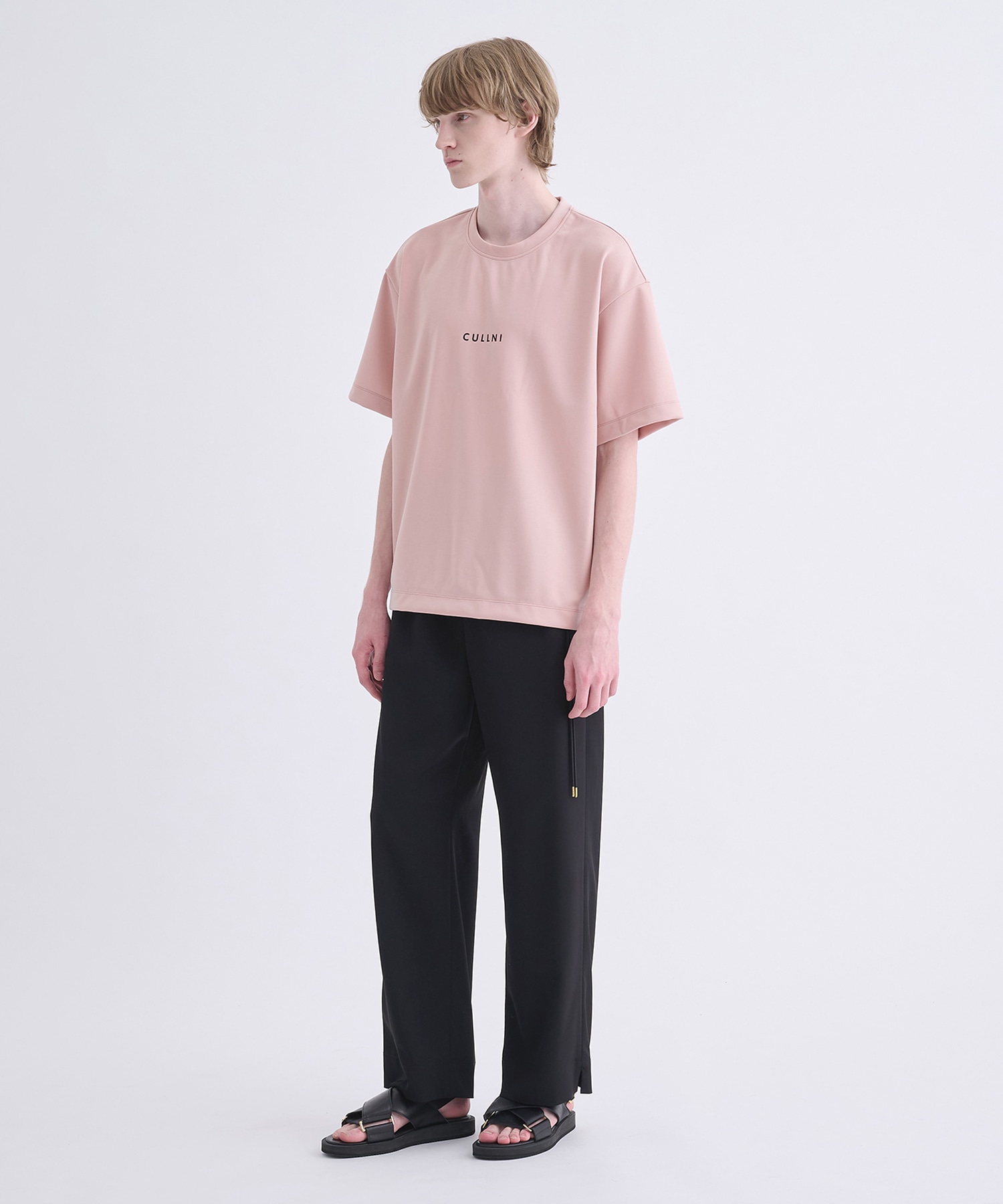 CULLNI Logo Embroidery Ponte Rome Pullover CULLNI
