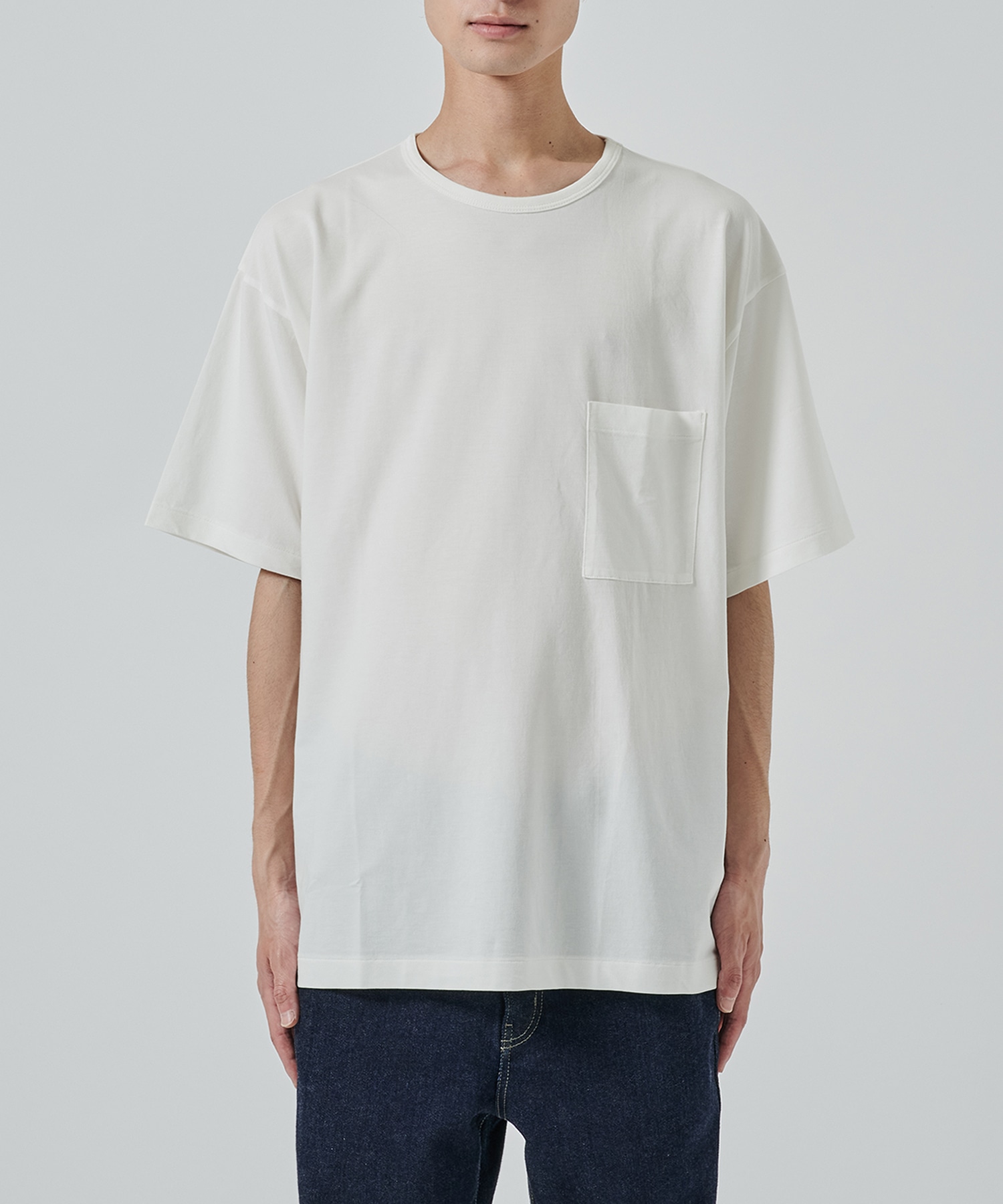 BROAD AIR JERSEY POCKET T-SHIRT BATONER