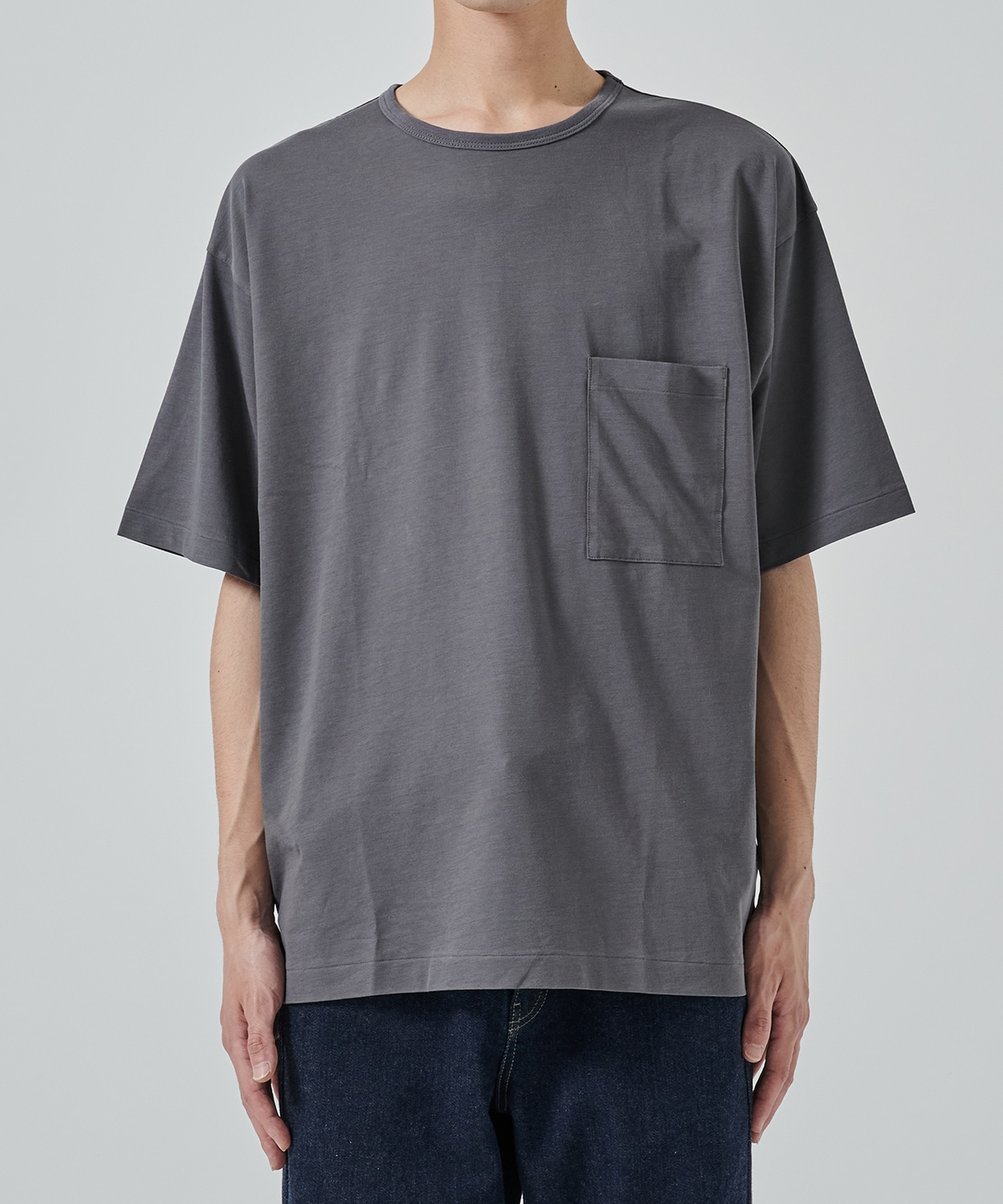 BROAD AIR JERSEY POCKET T-SHIRT BATONER