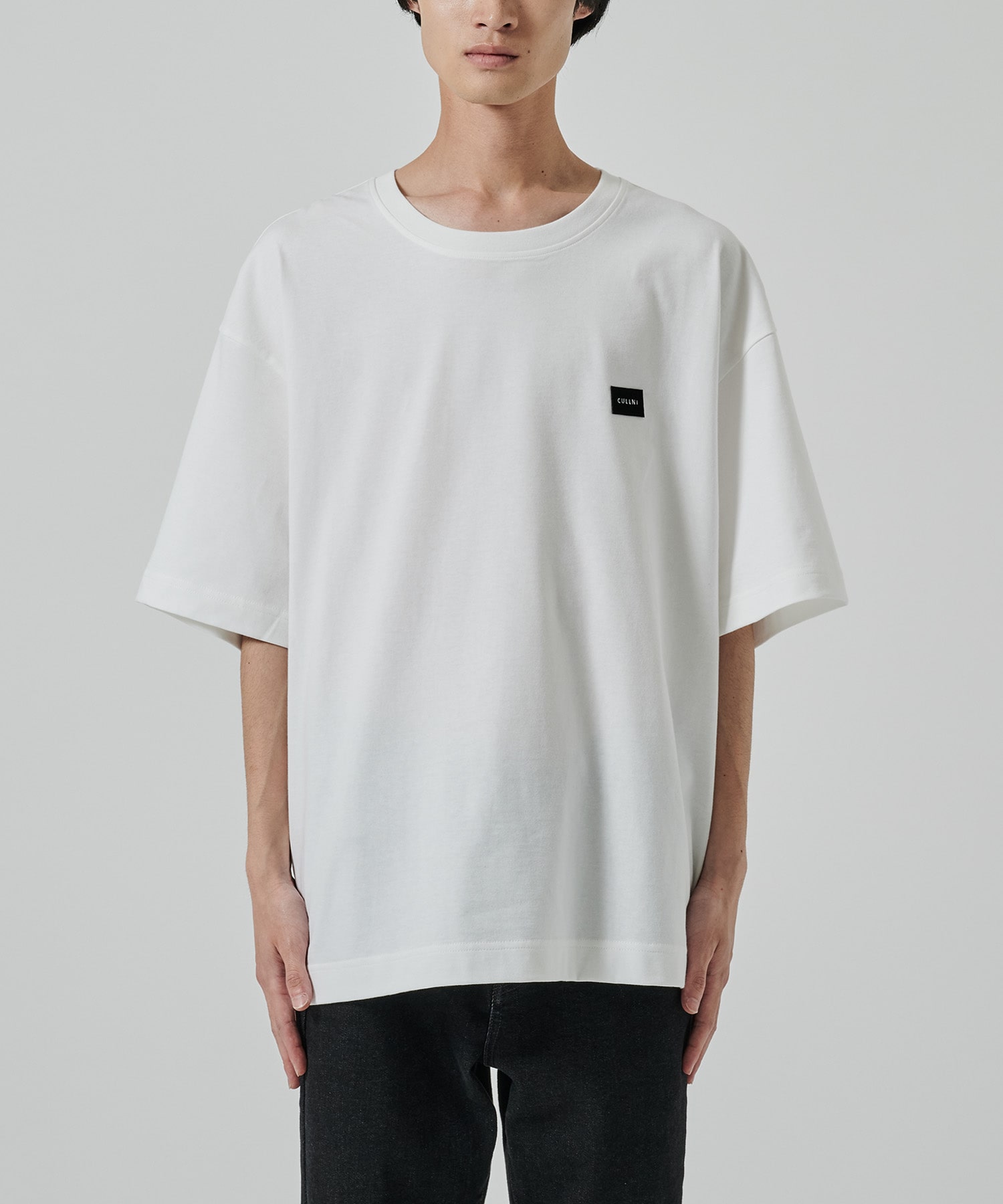 Cotton Jersey Embroidery Patch Pullover CULLNI