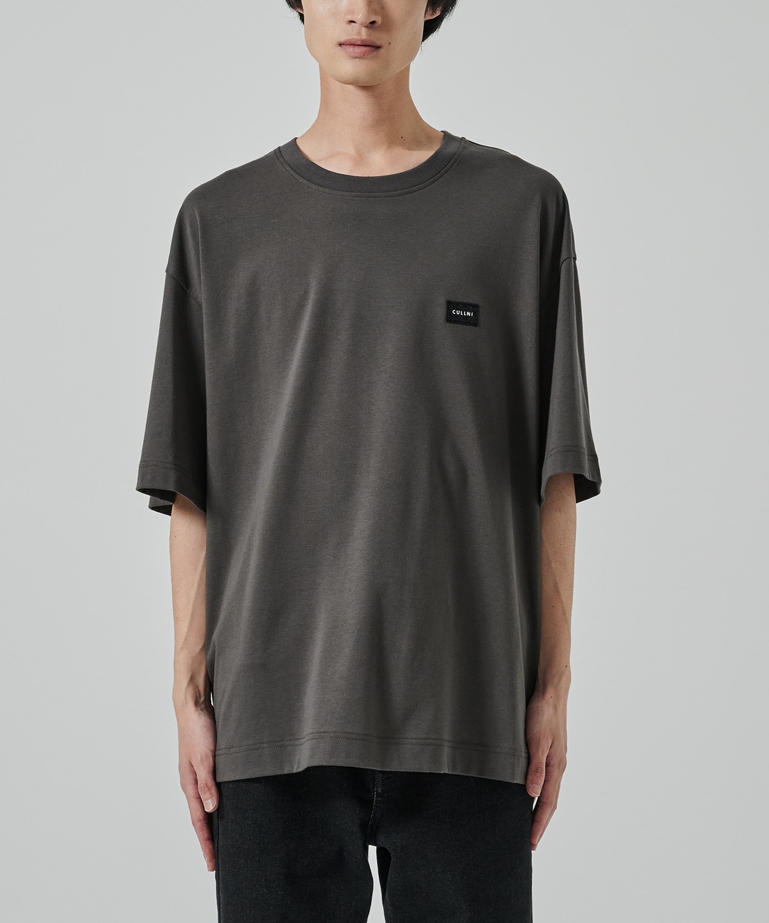 Cotton Jersey Embroidery Patch Pullover CULLNI