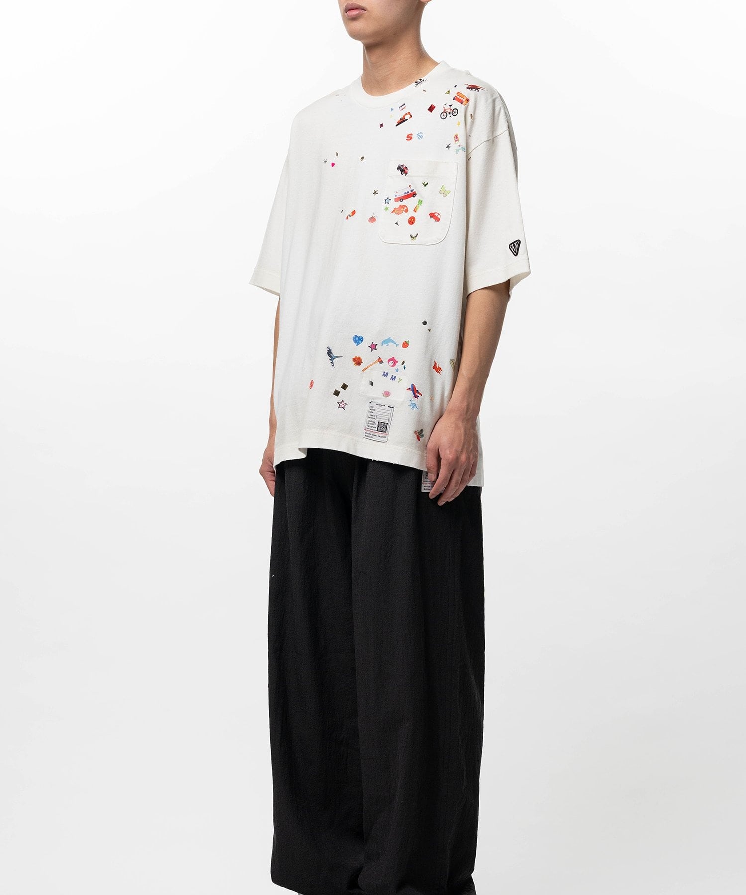 KIDS STICKER TEE Maison MIHARA YASUHIRO