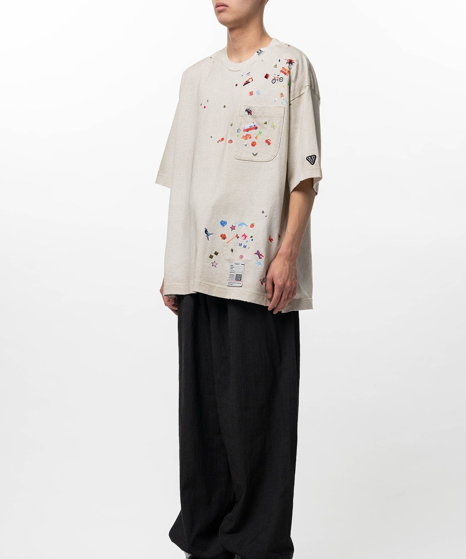 KIDS STICKER TEE Maison MIHARA YASUHIRO