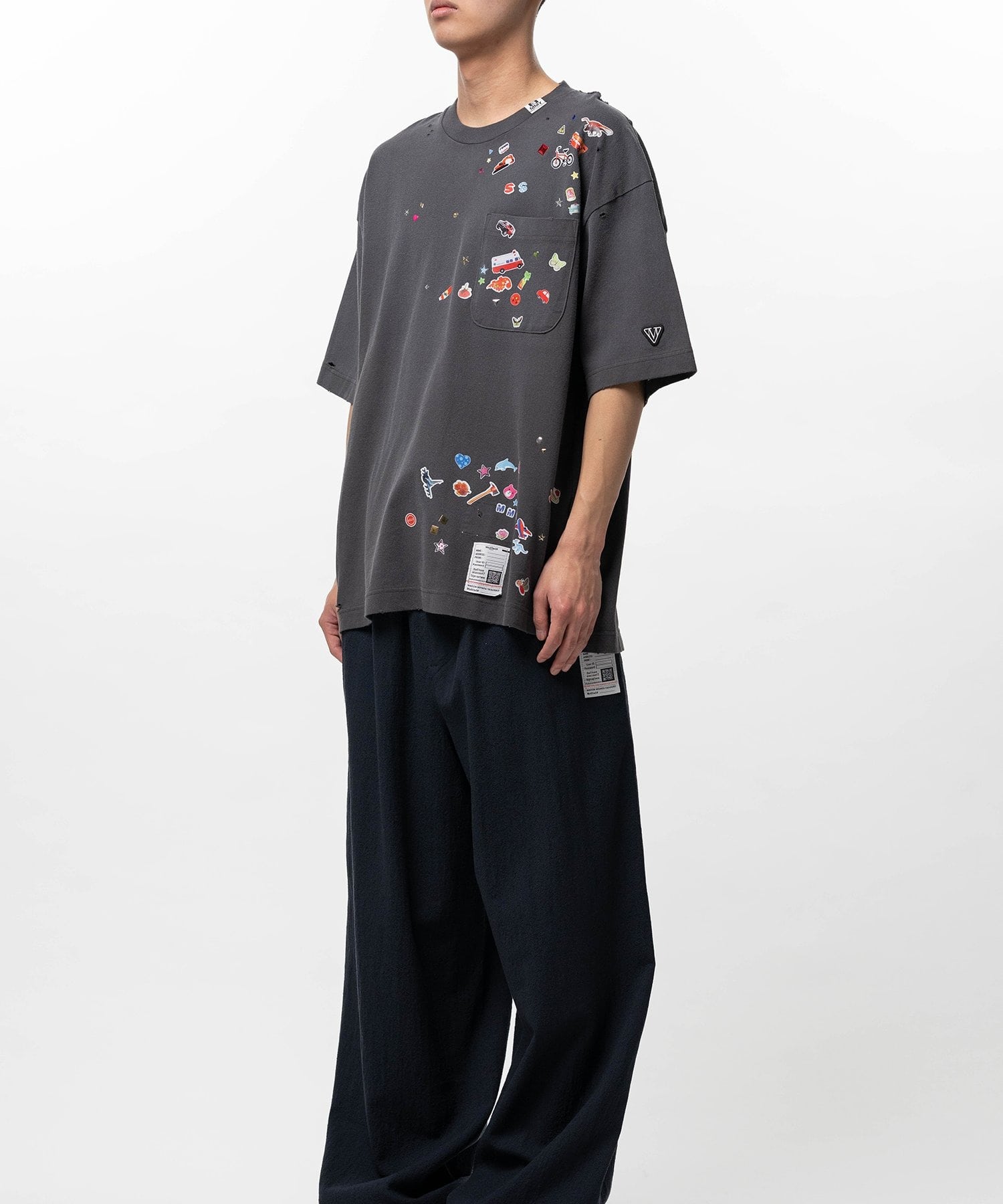 KIDS STICKER TEE Maison MIHARA YASUHIRO