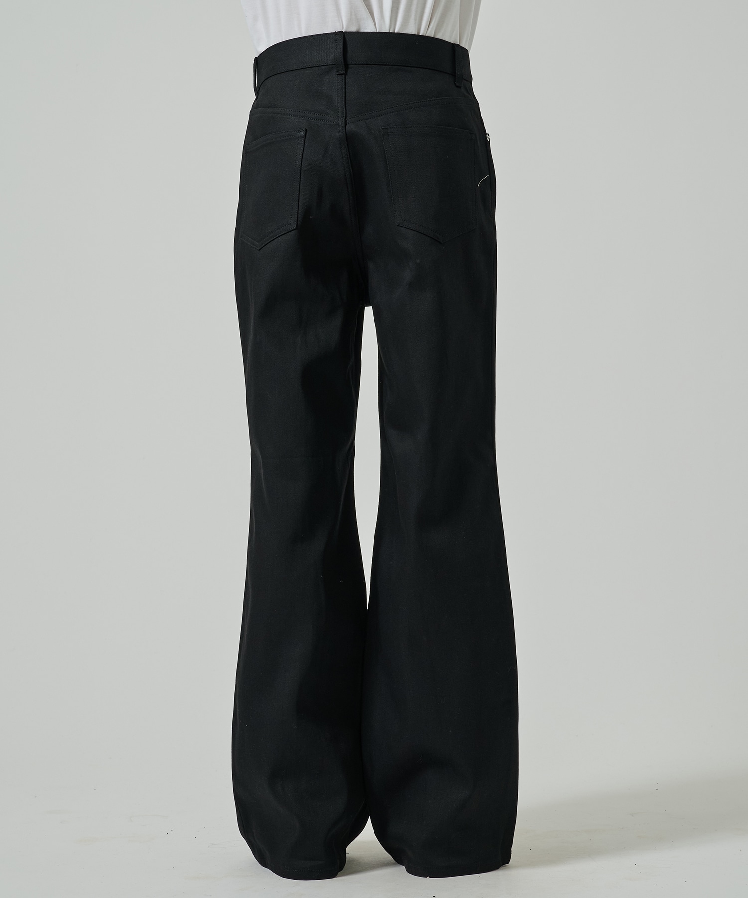 RIGID DENIM WIDE PANTS JOHN LAWRENCE SULLIVAN