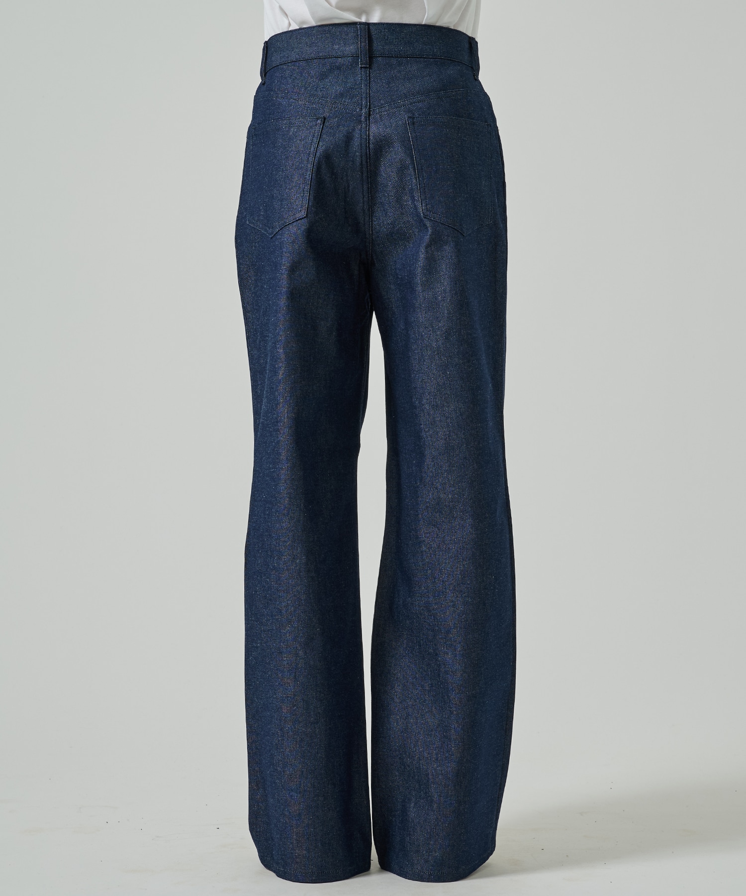 RIGID DENIM WIDE PANTS JOHN LAWRENCE SULLIVAN