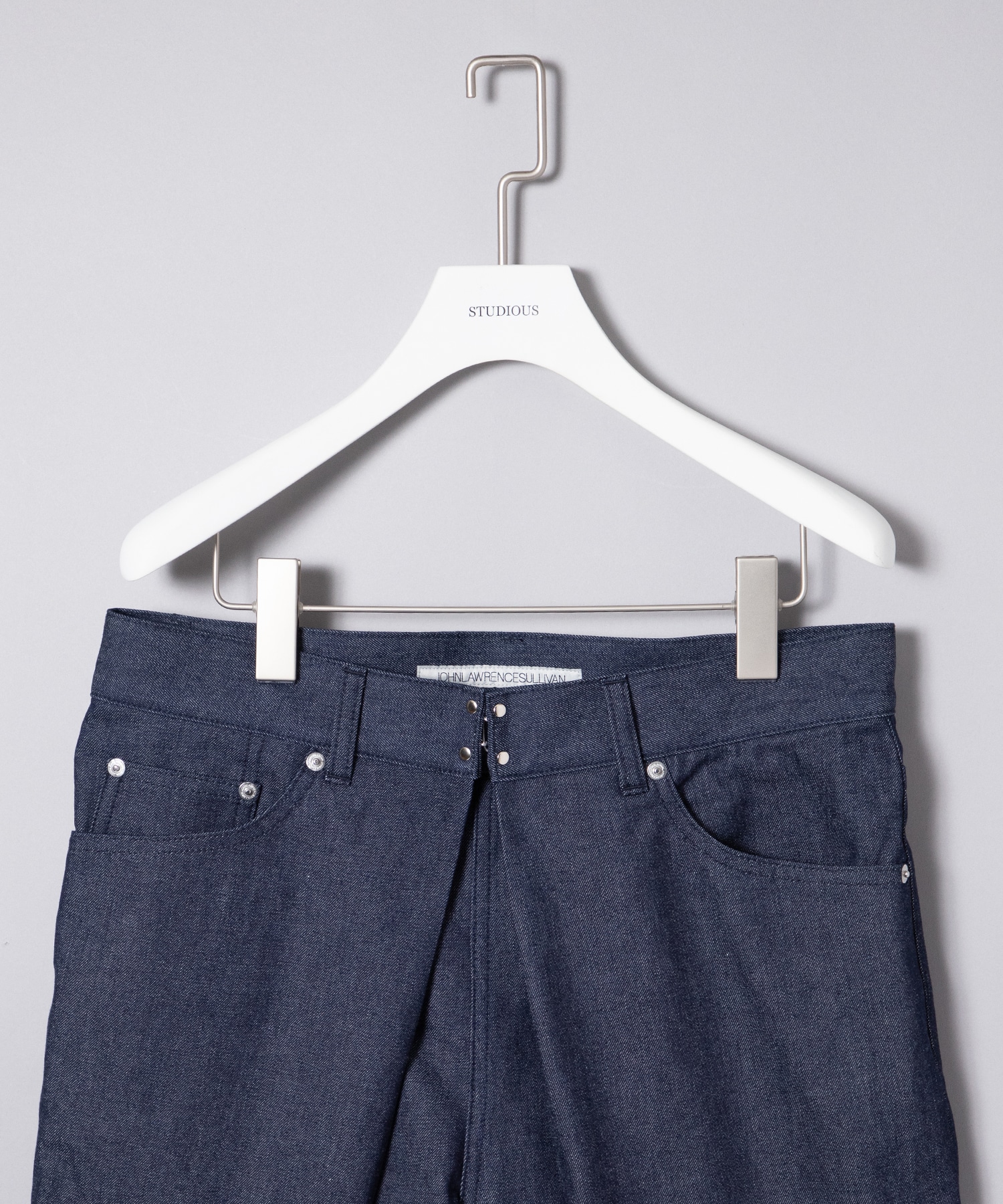 RIGID DENIM WIDE PANTS JOHN LAWRENCE SULLIVAN