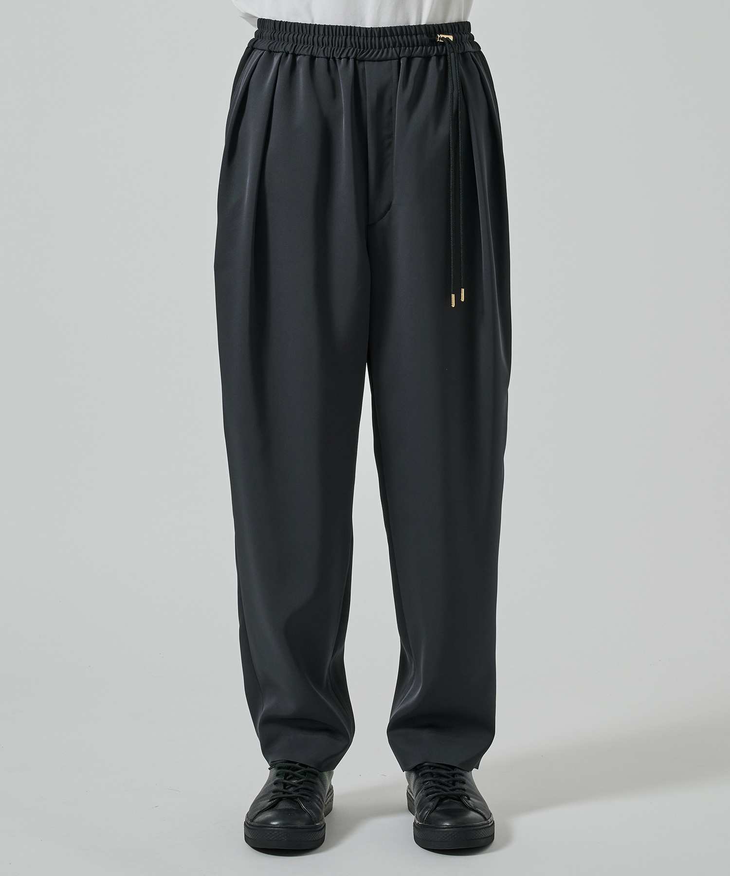 〈別注〉 Dry Stretch Twill Side Drawstring Relax Wide Tapered Pa CULLNI