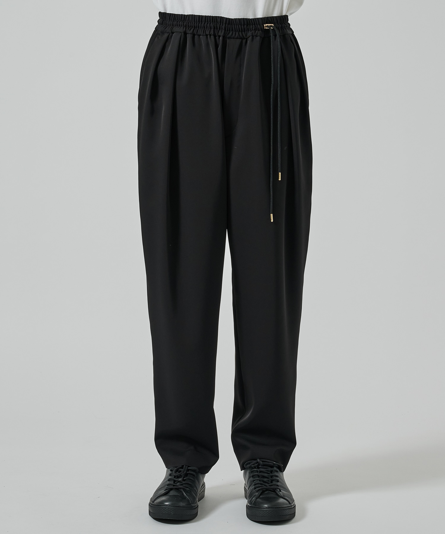 〈別注〉 Dry Stretch Twill Side Drawstring Relax Wide Tapered Pa CULLNI