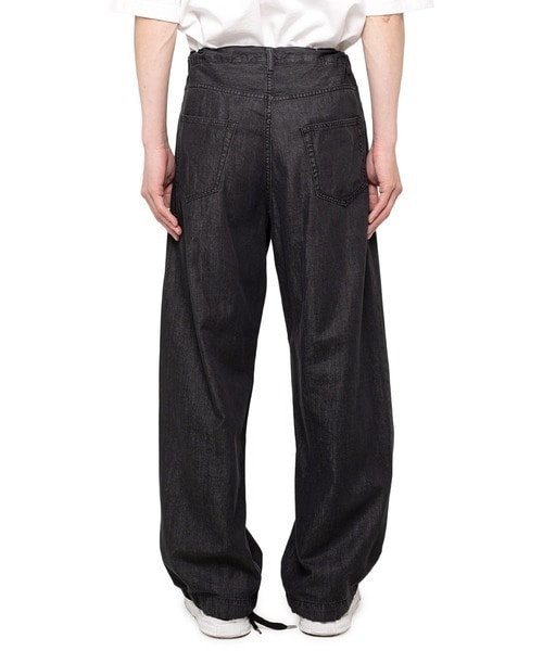 COTTON TENCEL DENIM BAGGY PANTS in・stru(men-tal)