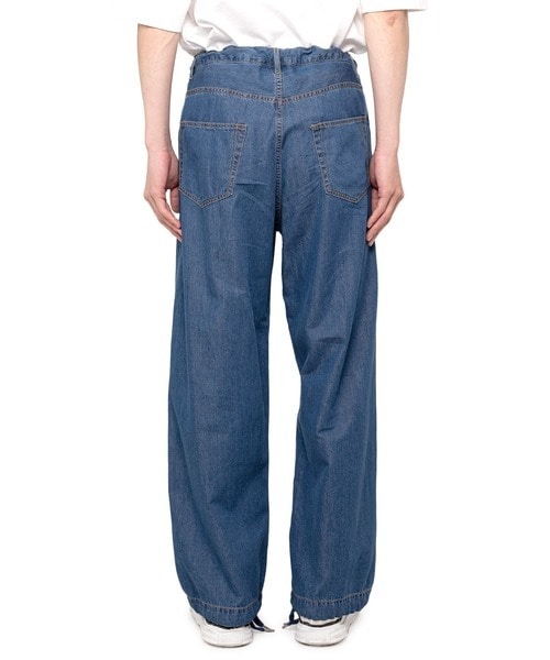 COTTON TENCEL DENIM BAGGY PANTS in・stru(men-tal)