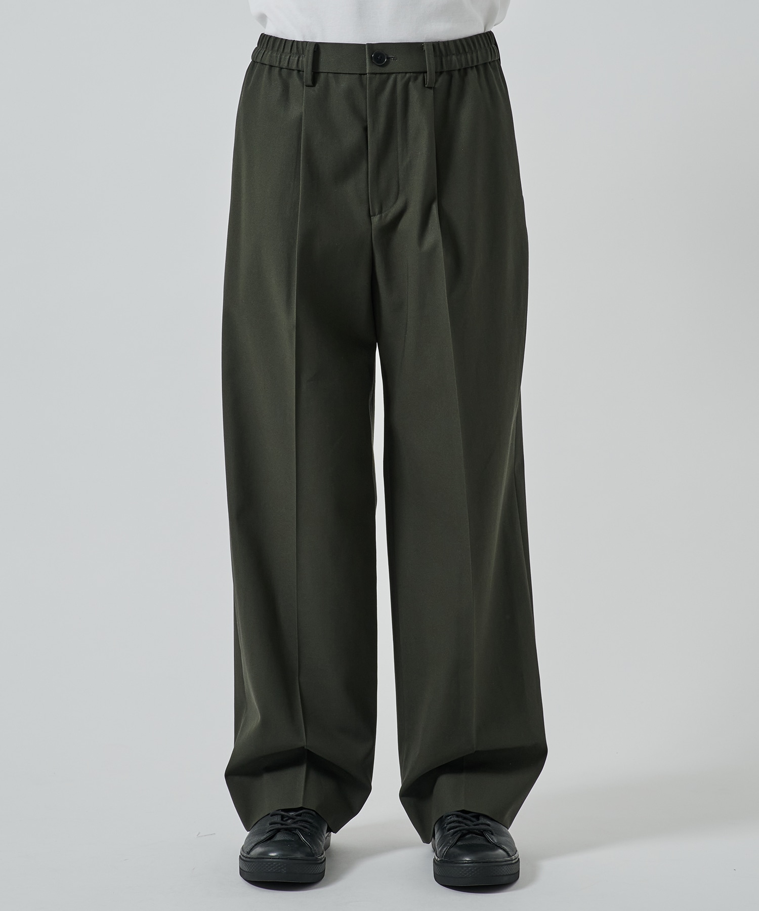 GANSHIN DRILL WIDE SLACKS STUDIOUS