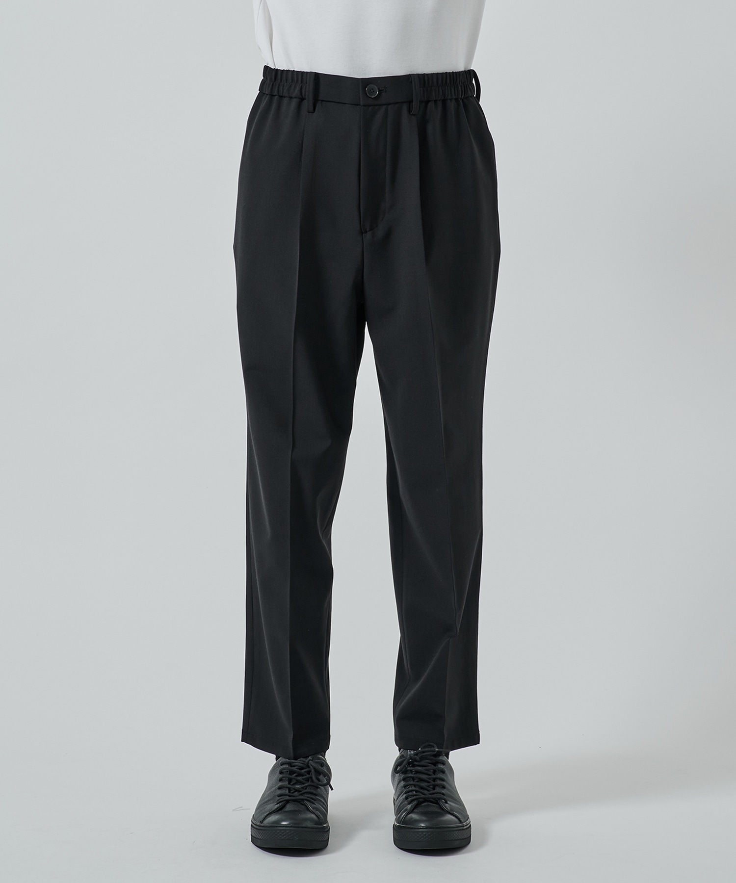 SUMMER WOOL TAPERED SLACKS STUDIOUS