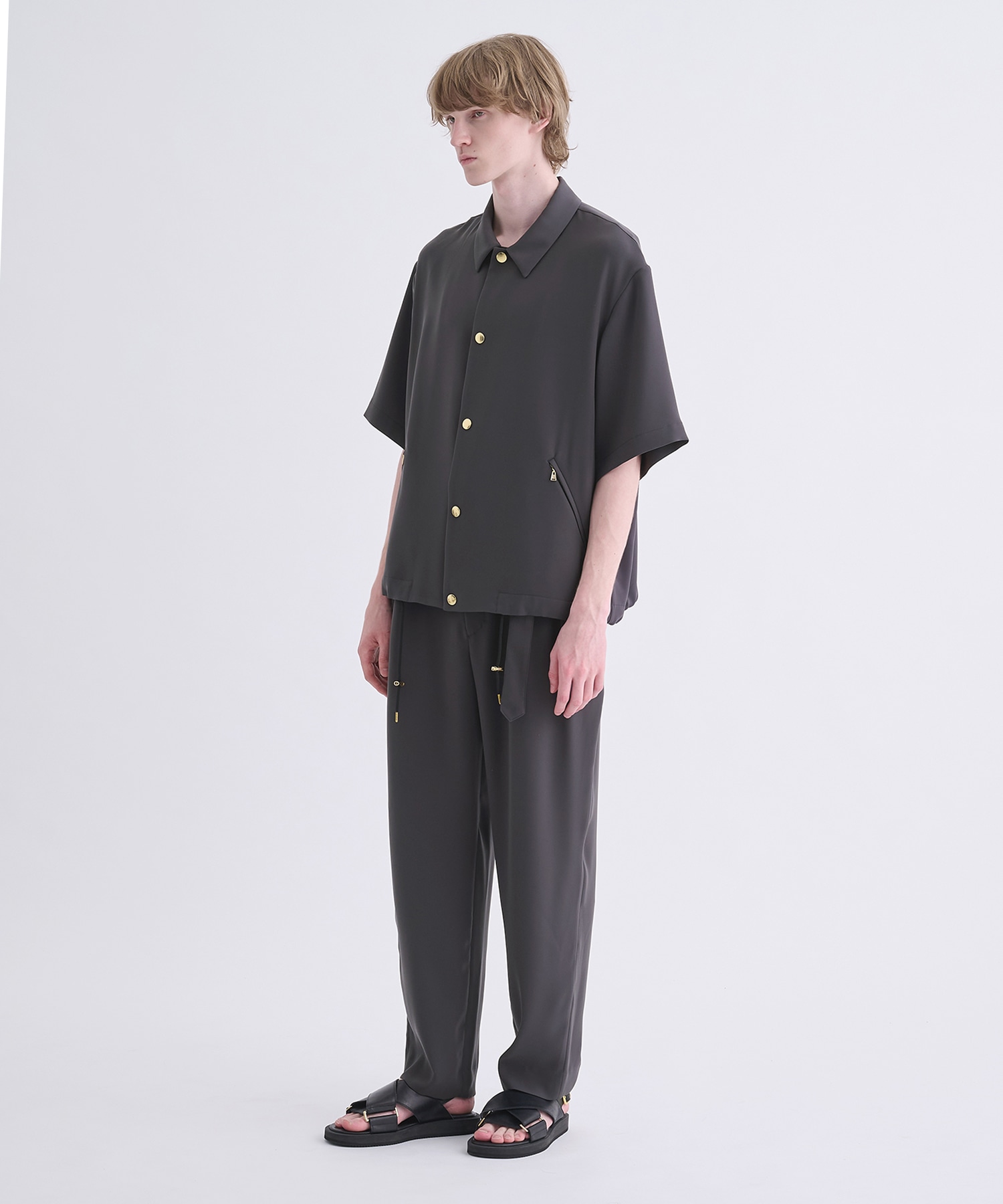〈別注〉SHORT SLEEVE COACH JACKET CULLNI