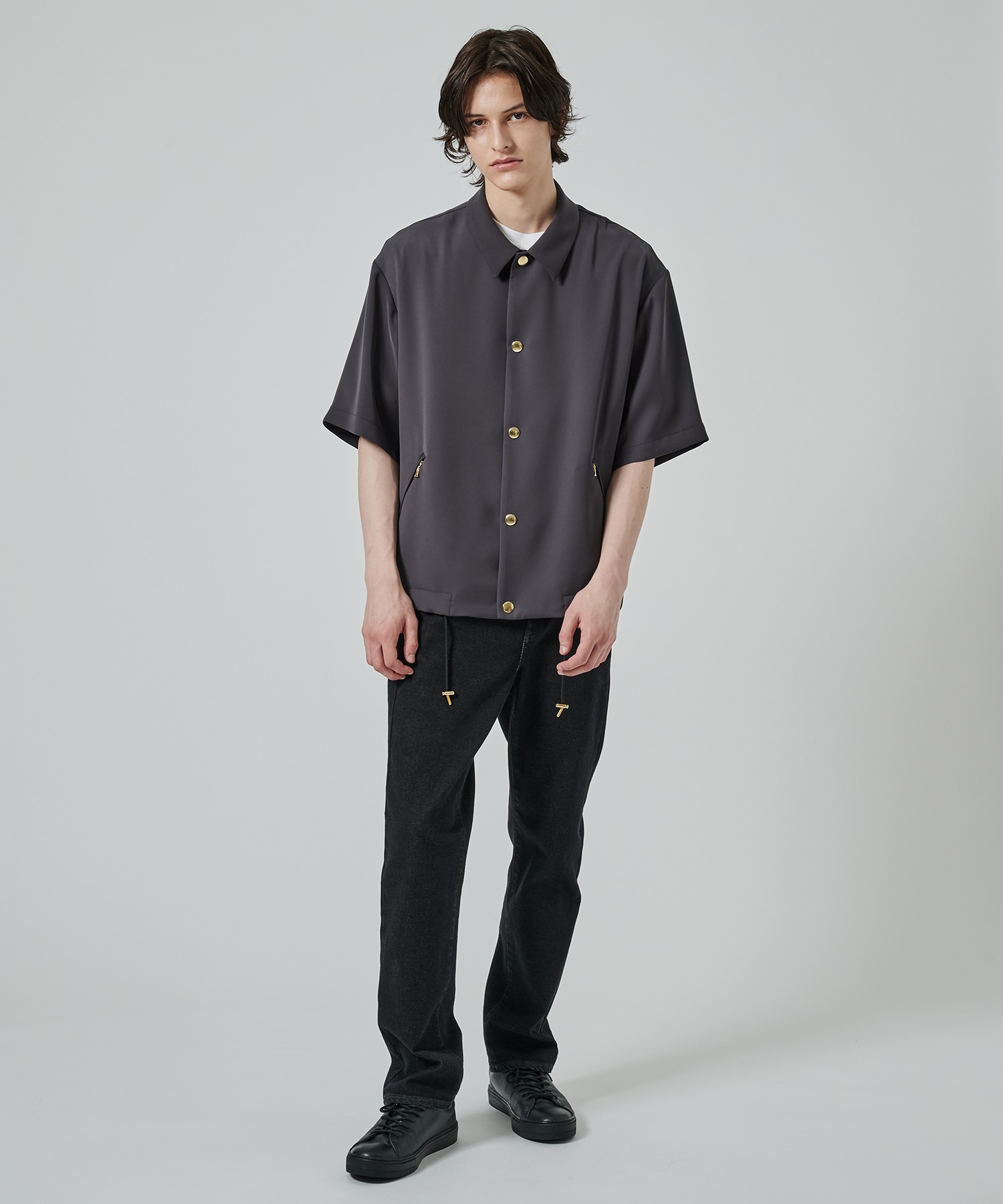 〈別注〉SHORT SLEEVE COACH JACKET CULLNI