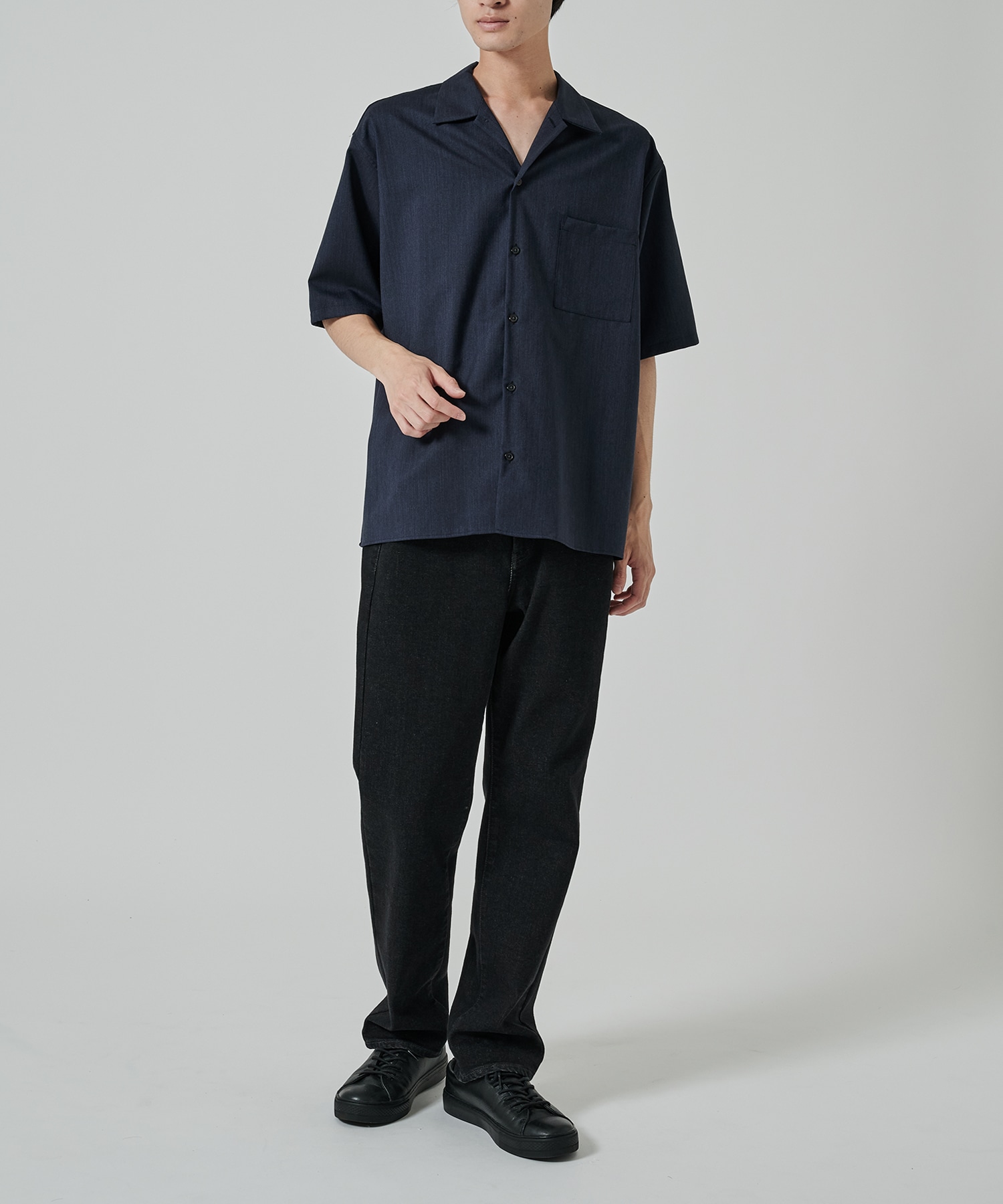OPEN COLLAR S/S SHIRT MARKAWARE/marka