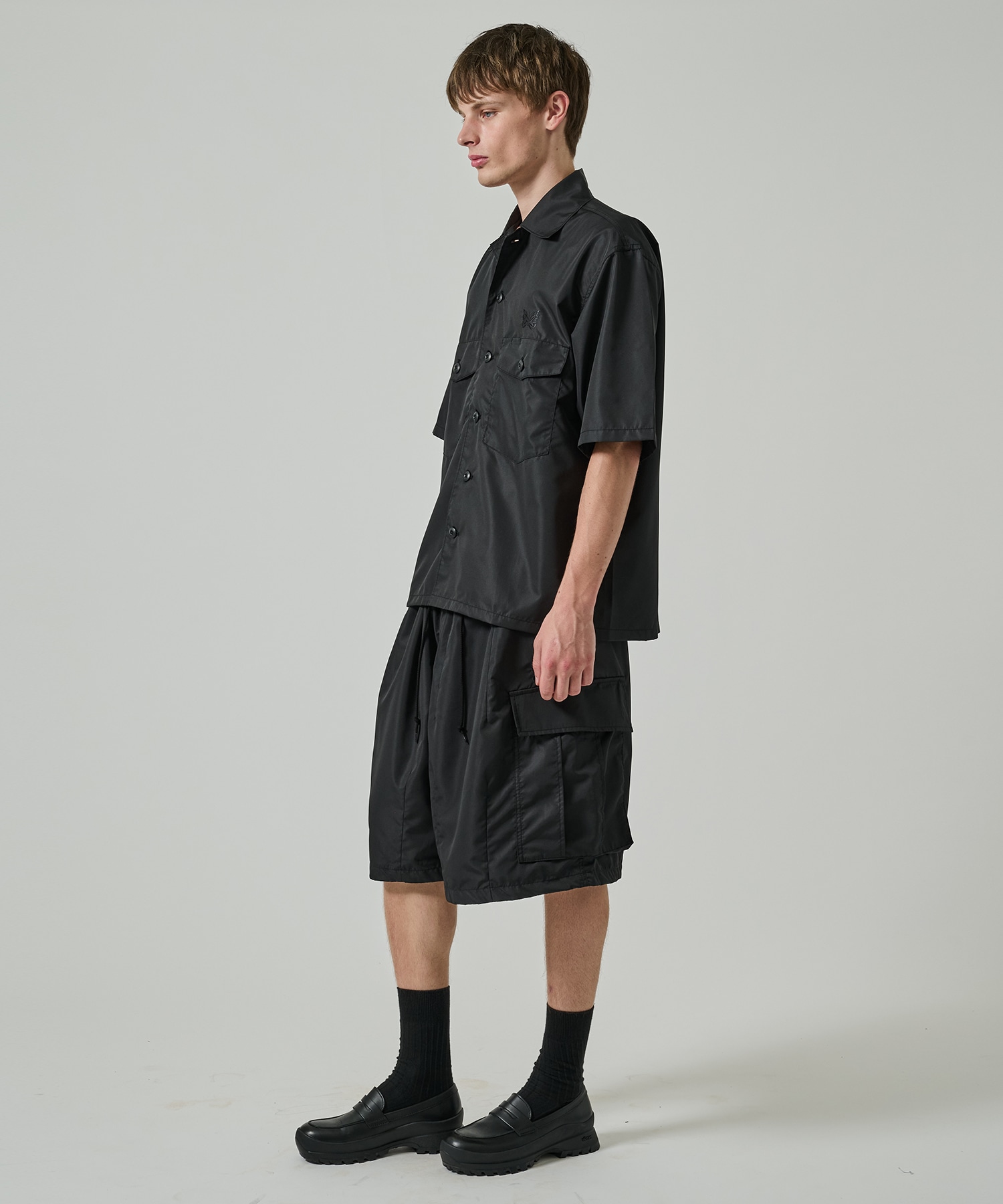 別注 Fatigue S/S Shirt - 撥水Nylon NEEDLES