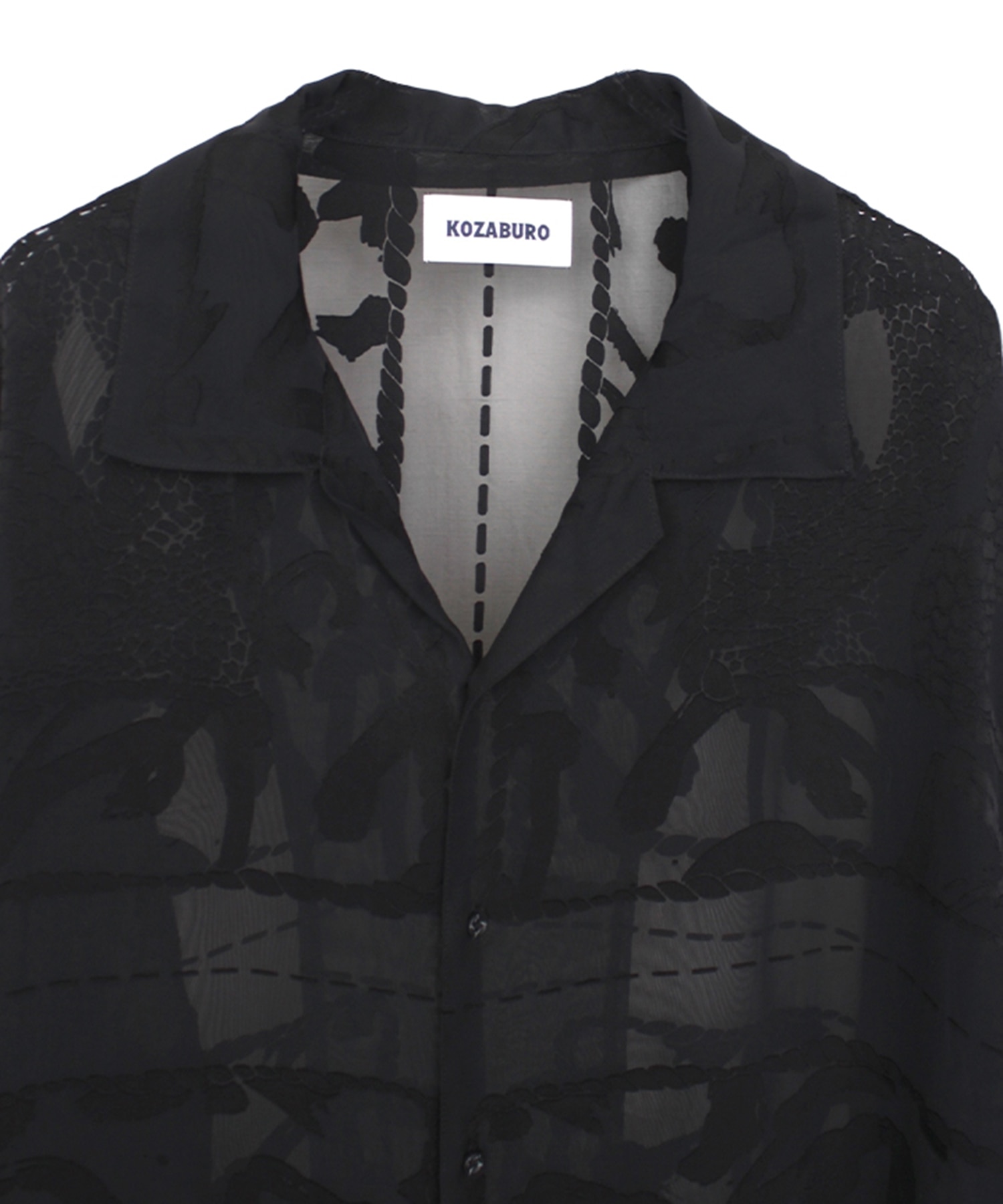 OPAL SHORT SLEEVE OVERSIZE CAMP COLLAR SHIRT KOZABURO