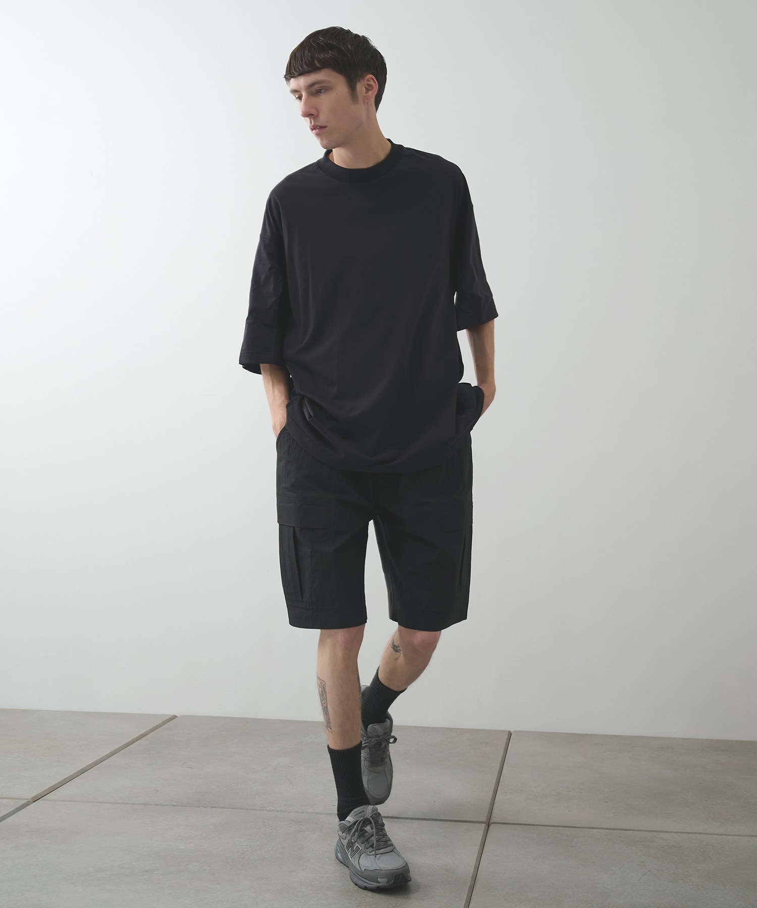 9251-CS53-015 SIDE-PANEL T-SHIRT N.HOOLYWOOD