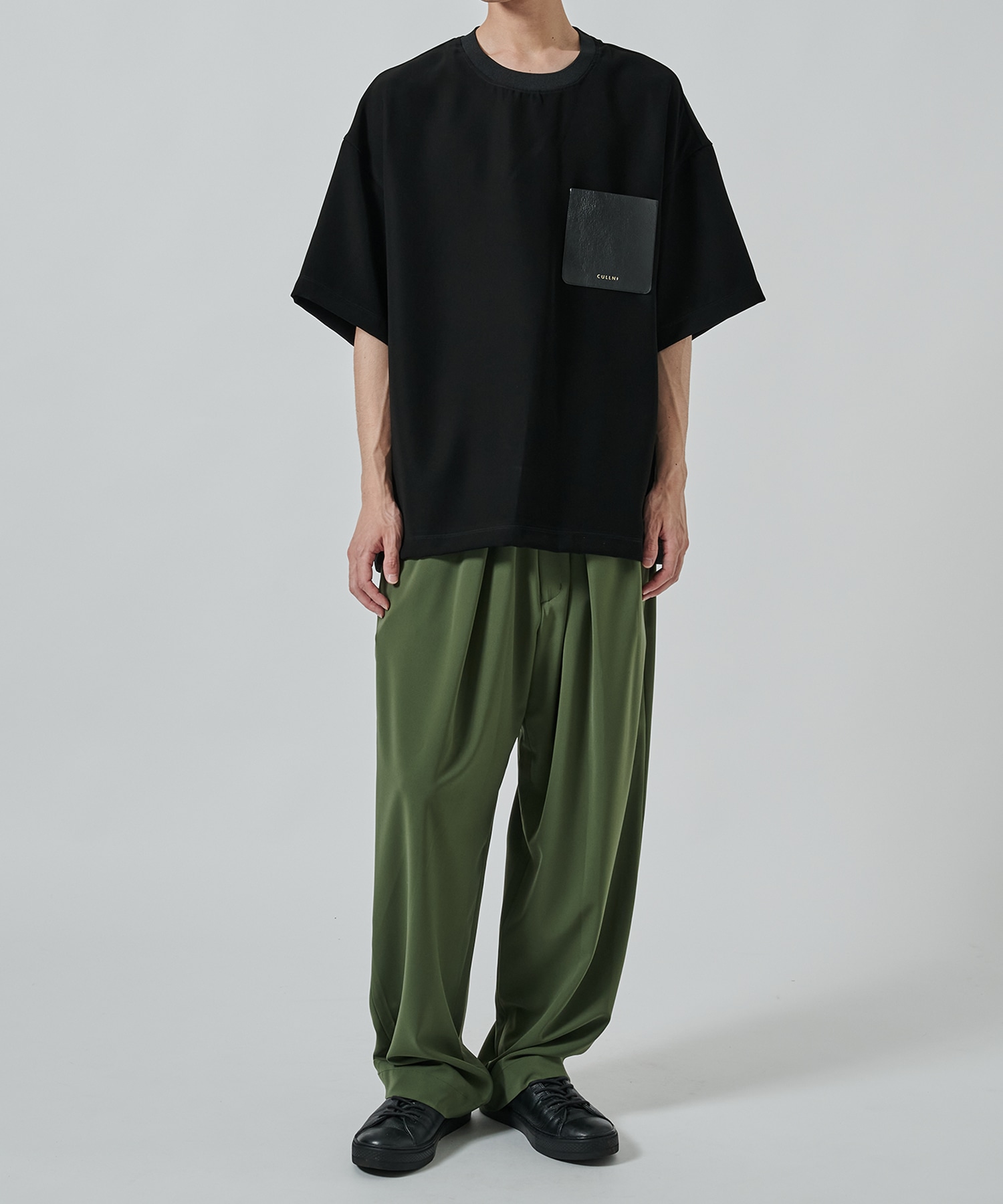 〈別注〉Sugoku Suzushii Leather Pocket S/S TEE CULLNI