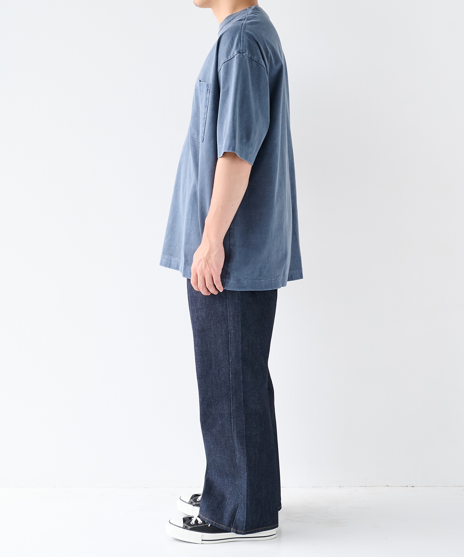 ガーメントダイ リラックスTシャツ STUDIOUS