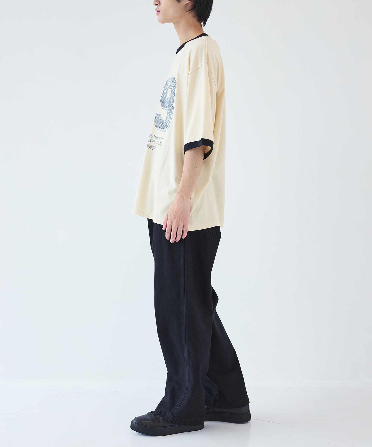 別注 RINGER TEE FACCIES