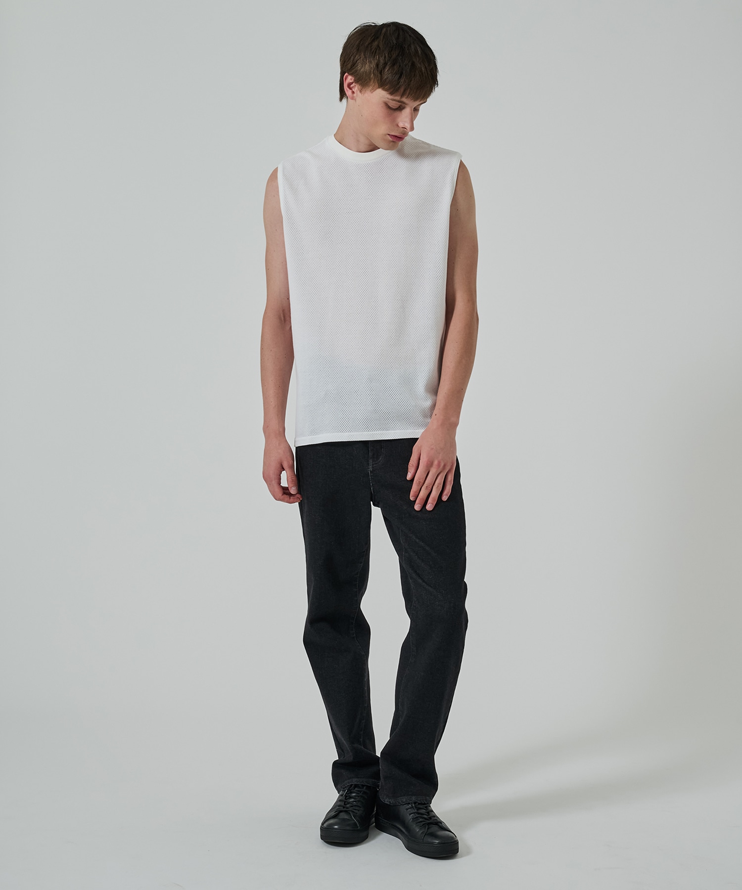 MESH SLEEVELESS TEE MARKAWARE/marka