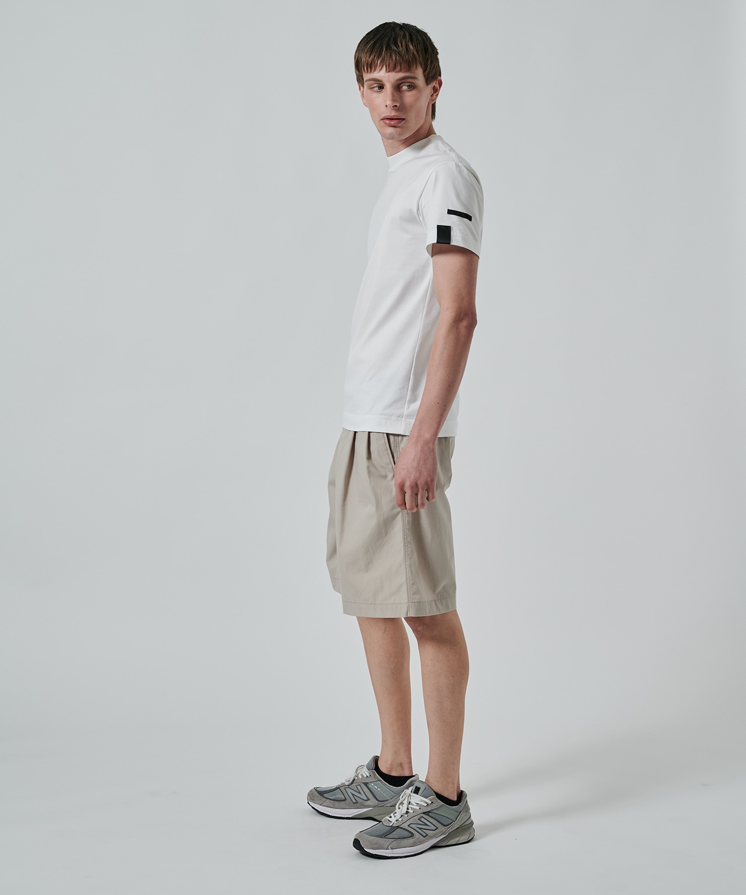9251-CP50-005 TUCK HALF PANTS N.HOOLYWOOD