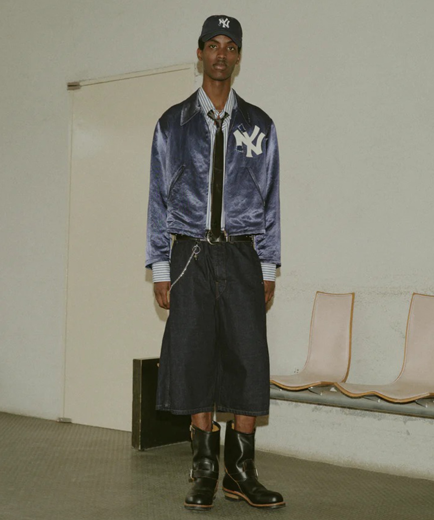 3D 3/4 DENIM PANTS JieDa