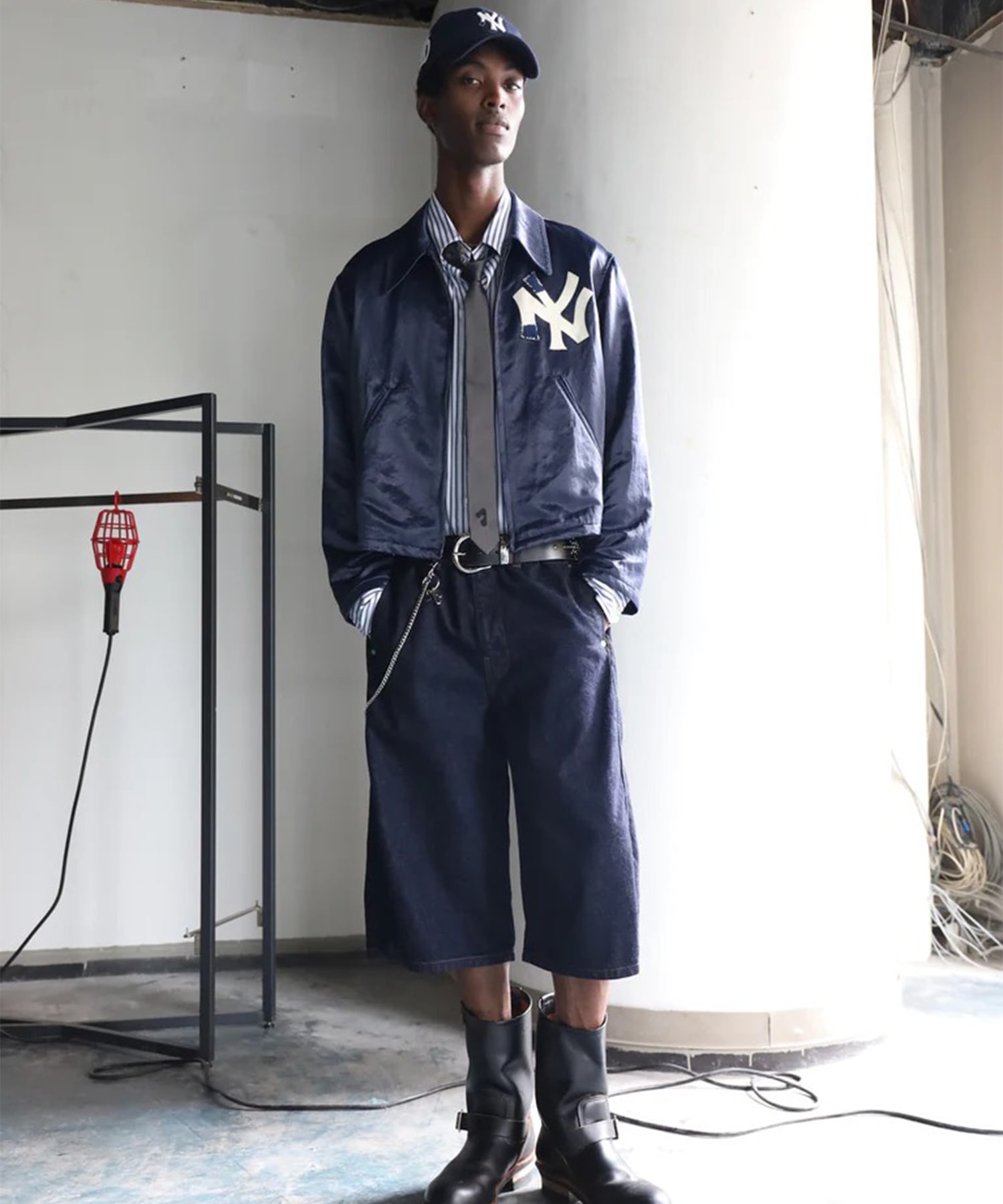 3D 3/4 DENIM PANTS JieDa