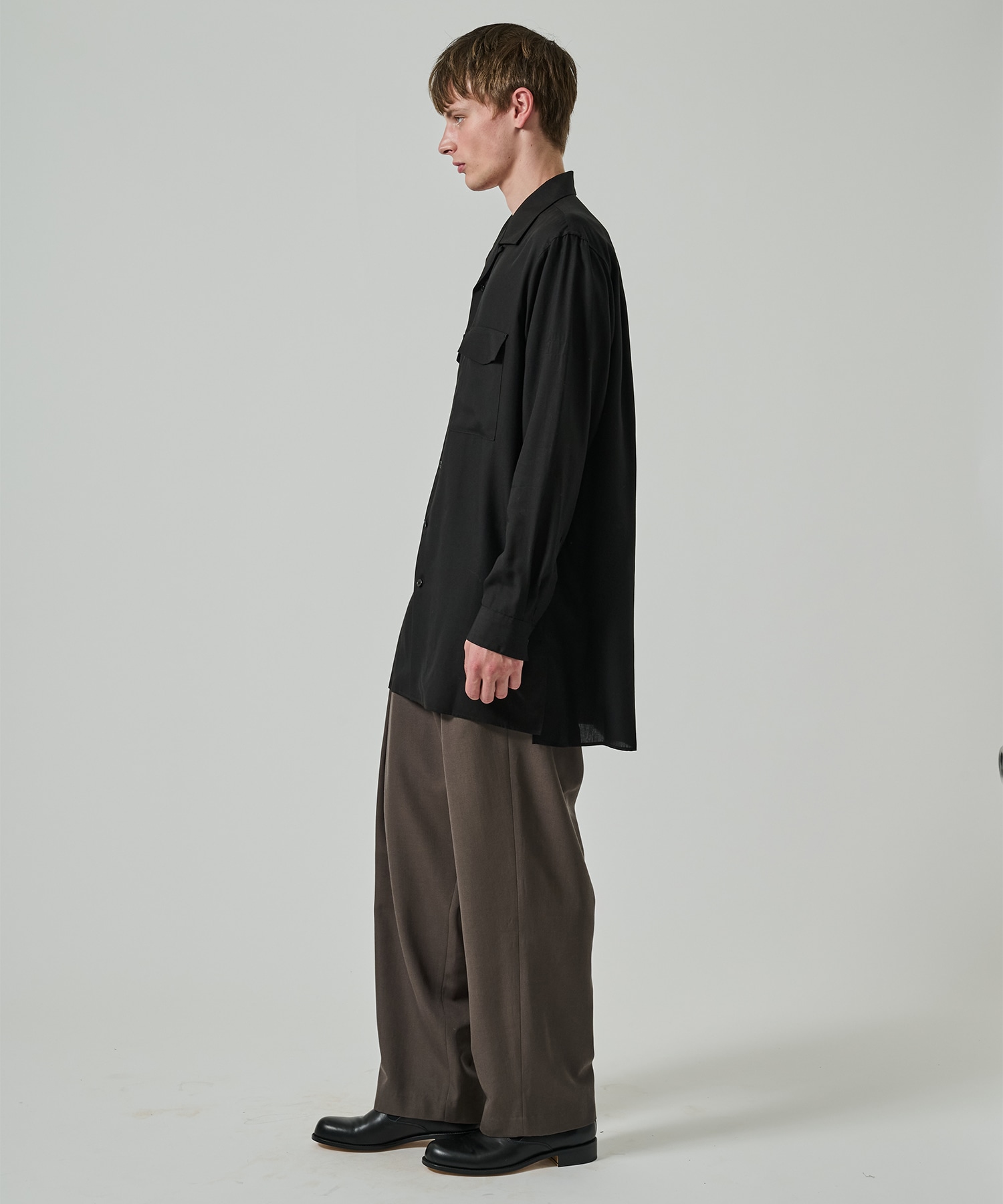 SUIT CDH OPEN COLLAR SHIRT Yohji Yamamoto