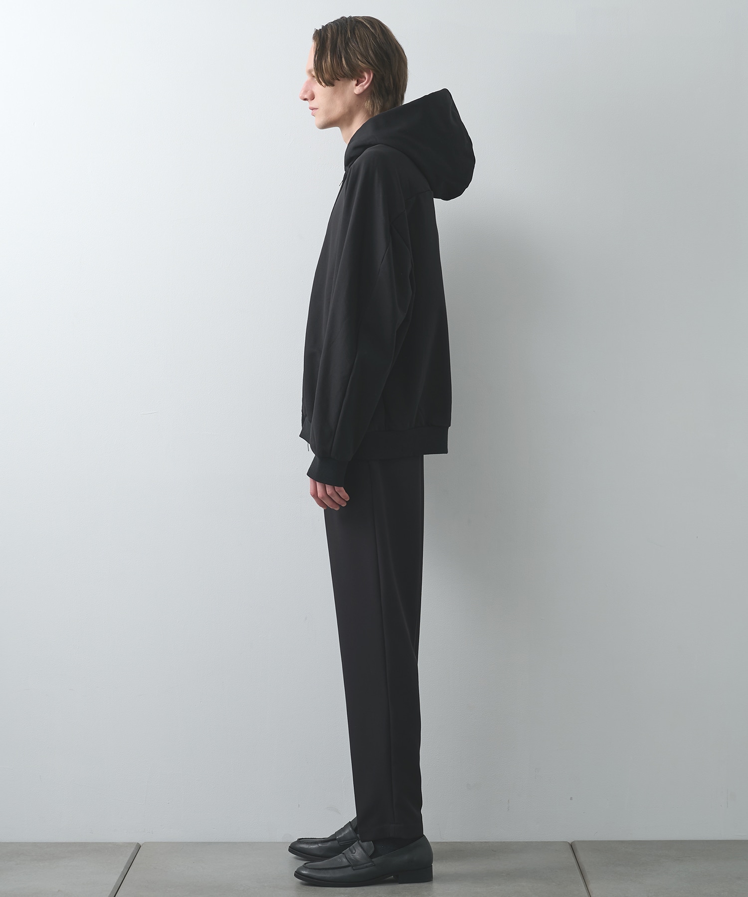 CO STRECH TERRY ZIP UP HOODIE ATTACHMENT