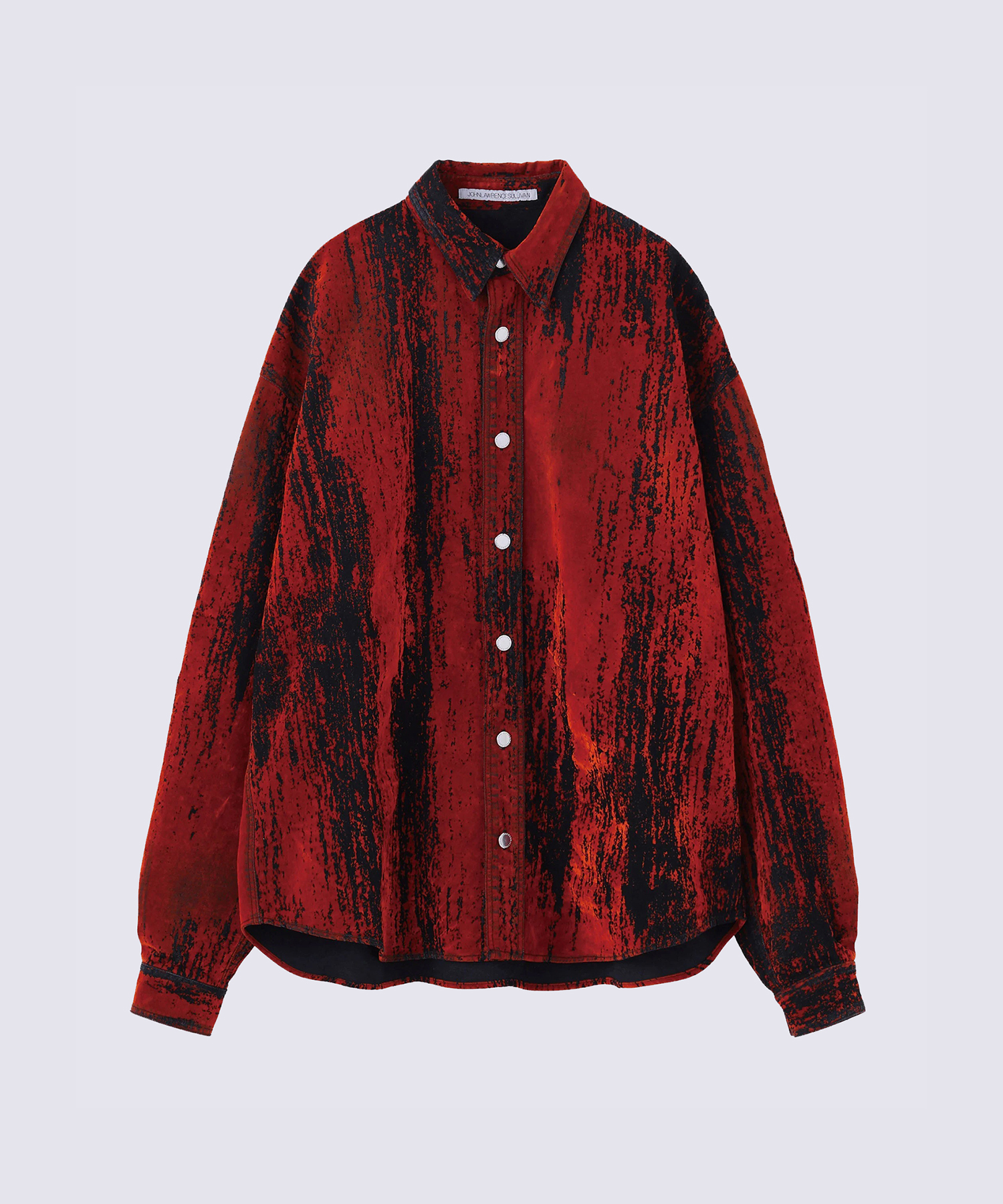 FLOCKED DENIM OVERSIZED SHIRT JOHN LAWRENCE SULLIVAN