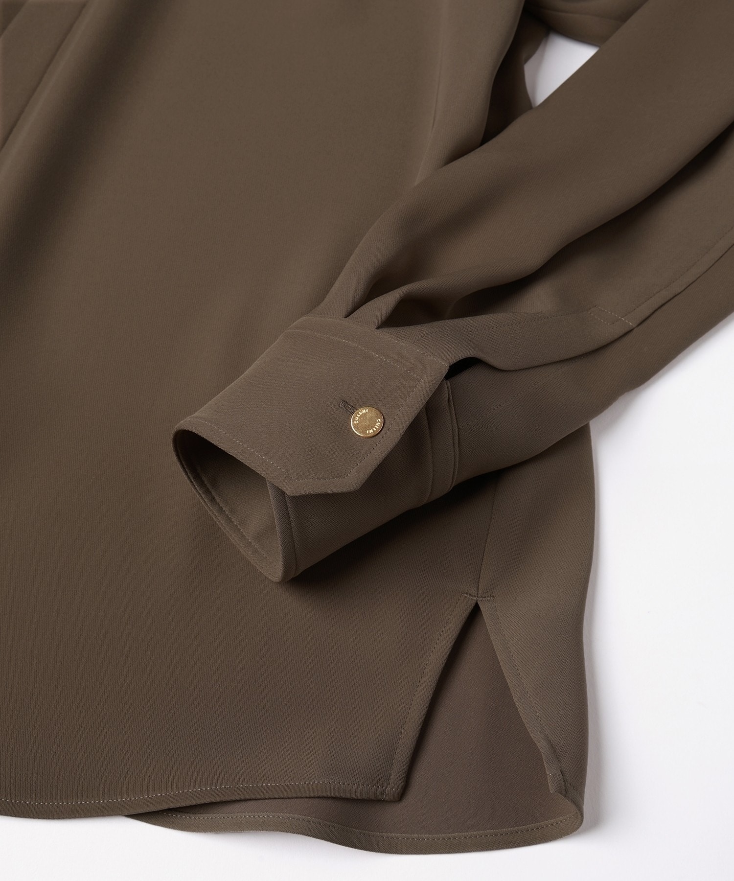 Double Cloth Twill Front Fly Chin Tab Shirt CULLNI