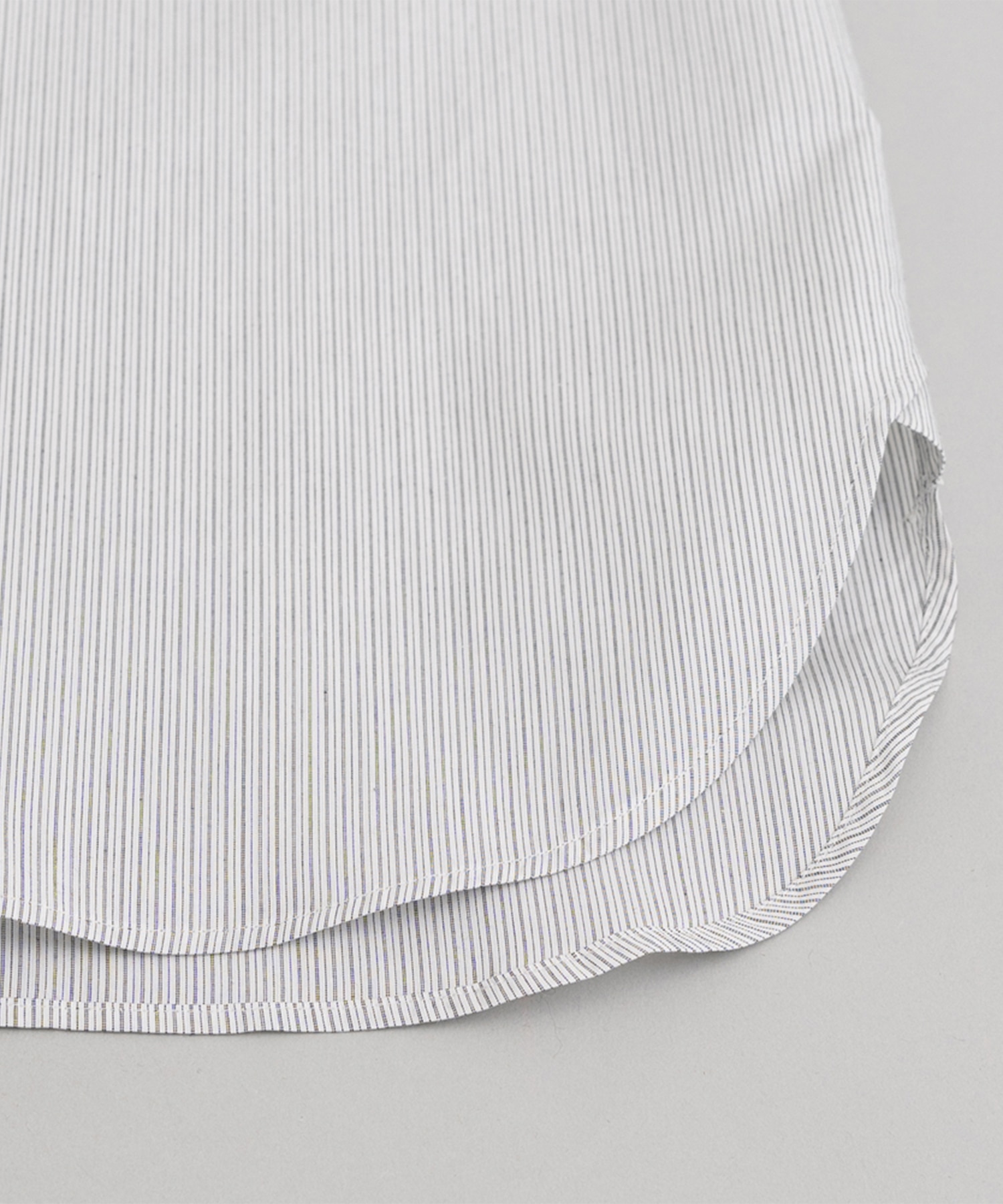Regular collar stripe shirt 